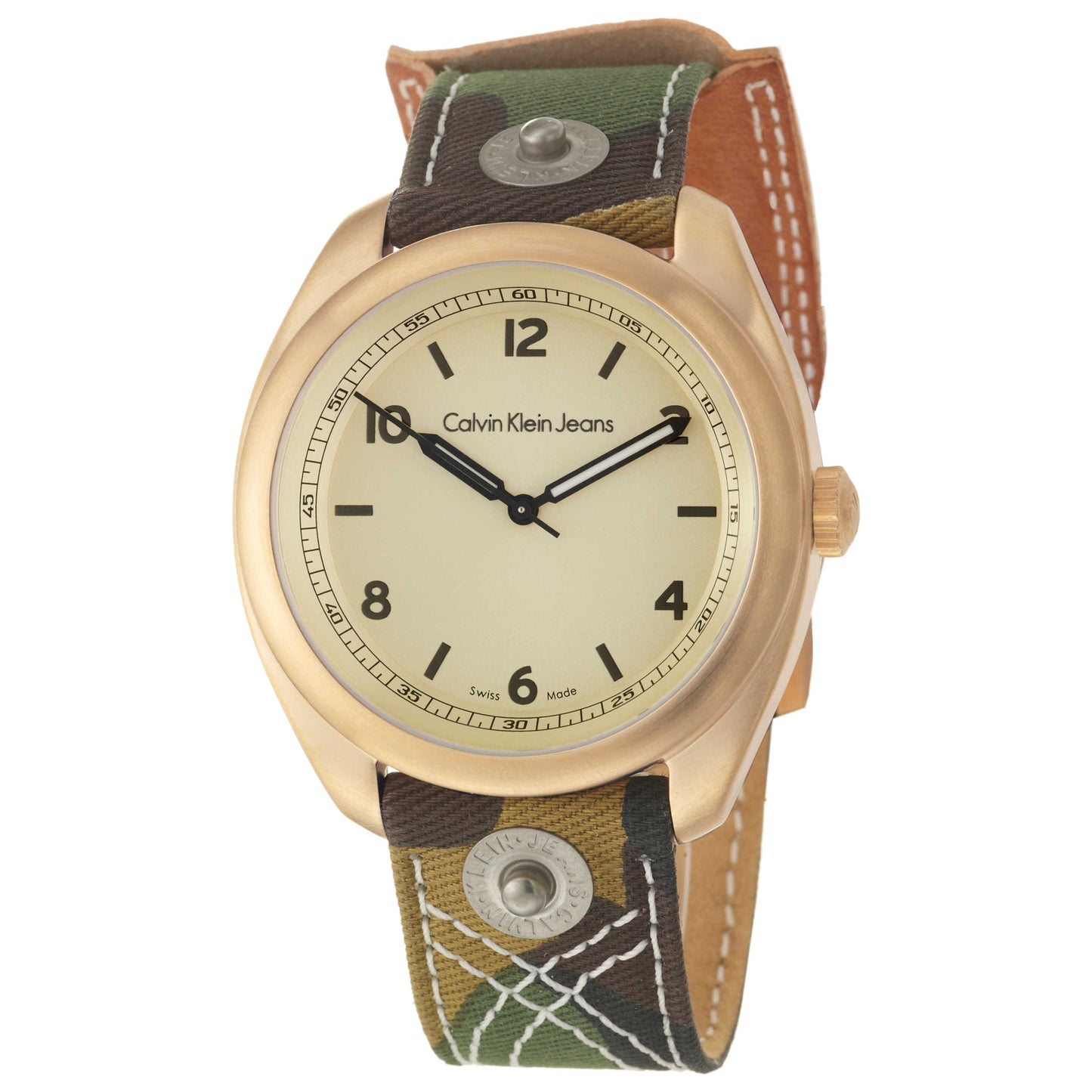 Front view of Calvin Klein Jeans Impulse Men's Swiss Quartz (Battery-Powered) Watch K5811415