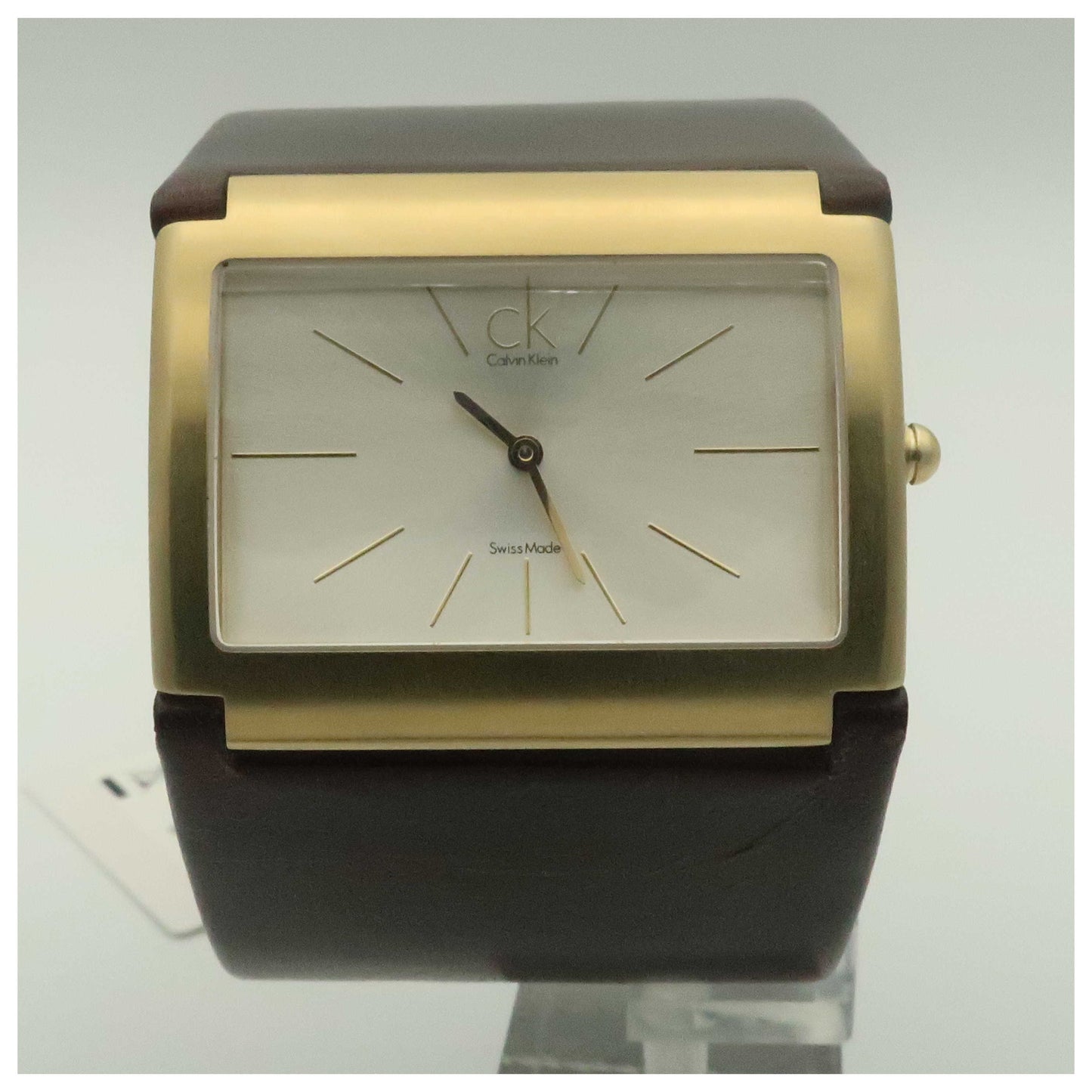 Front view of Calvin Klein Dress Women's Swiss Quartz (Battery-Powered) Watch K5911226-SDV