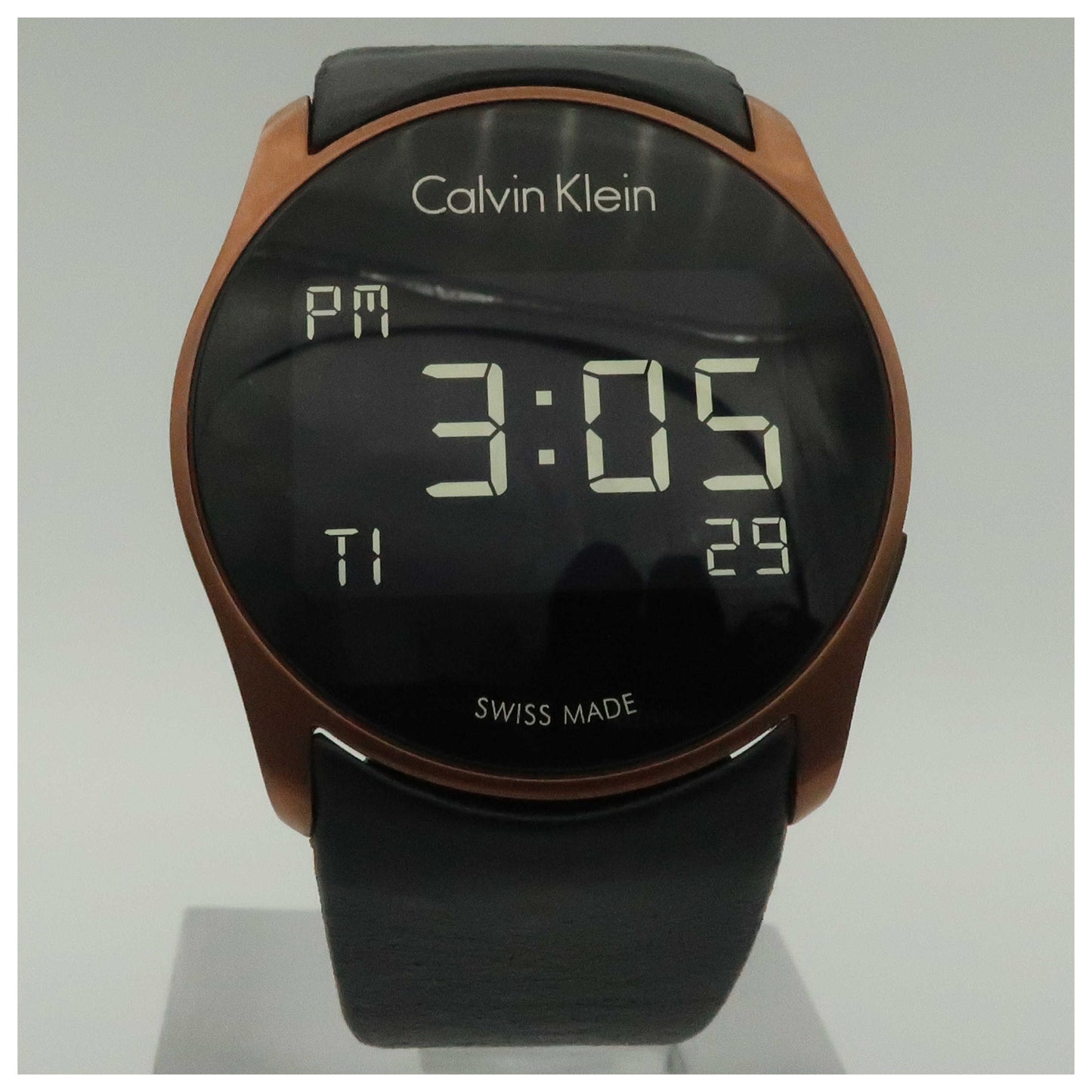 Front view of Calvin Klein Future Women's Swiss Quartz (Battery-Powered) Watch K5B13YC1-PO