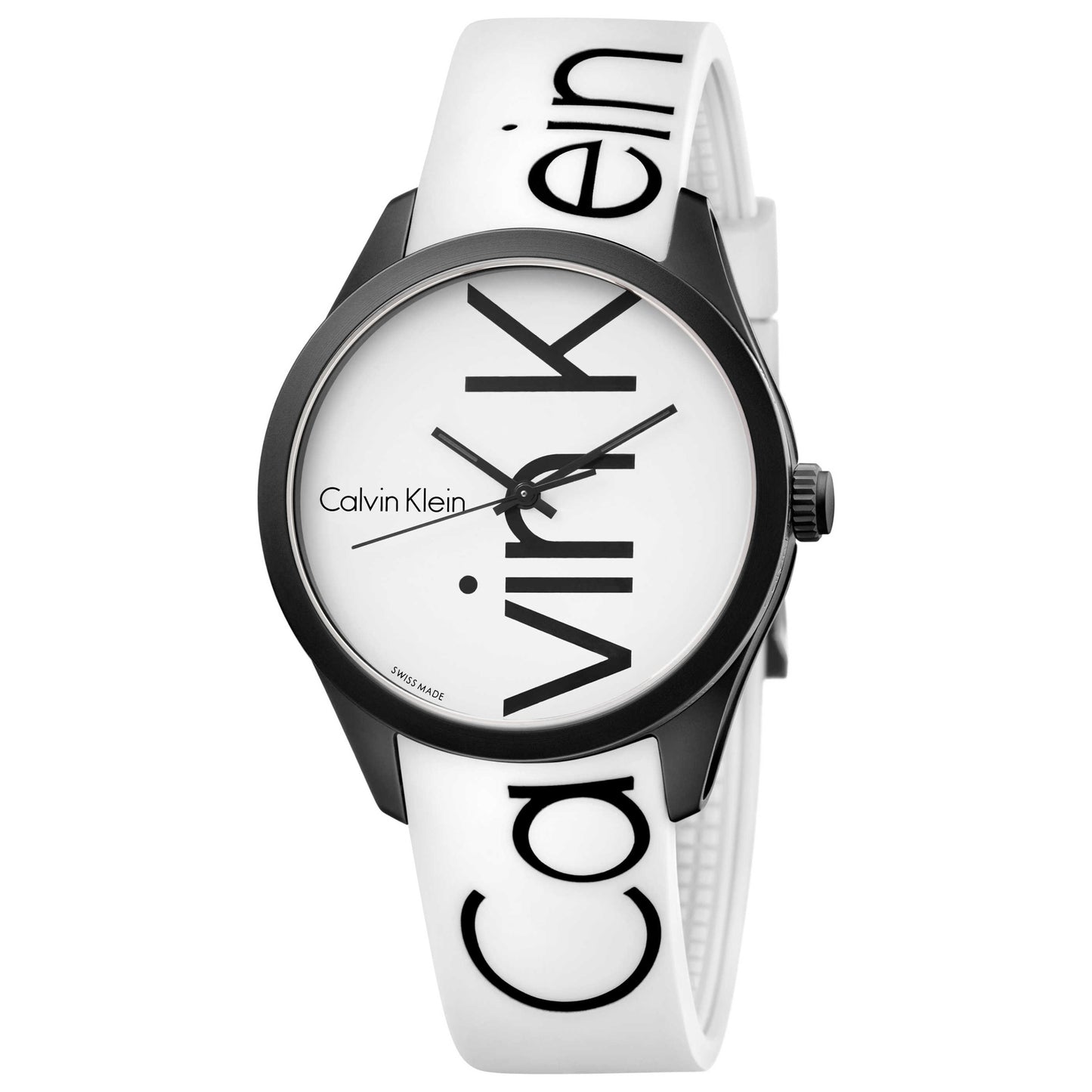Front view of Calvin Klein Color Men's Swiss Quartz (Battery-Powered) Watch K5E51TK2