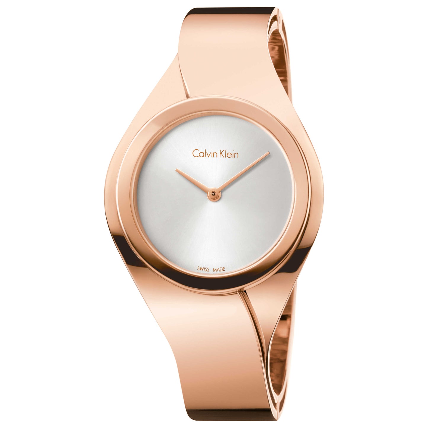 Front view of Calvin Klein Senses Women's Swiss Quartz (Battery-Powered) Watch K5N2S626