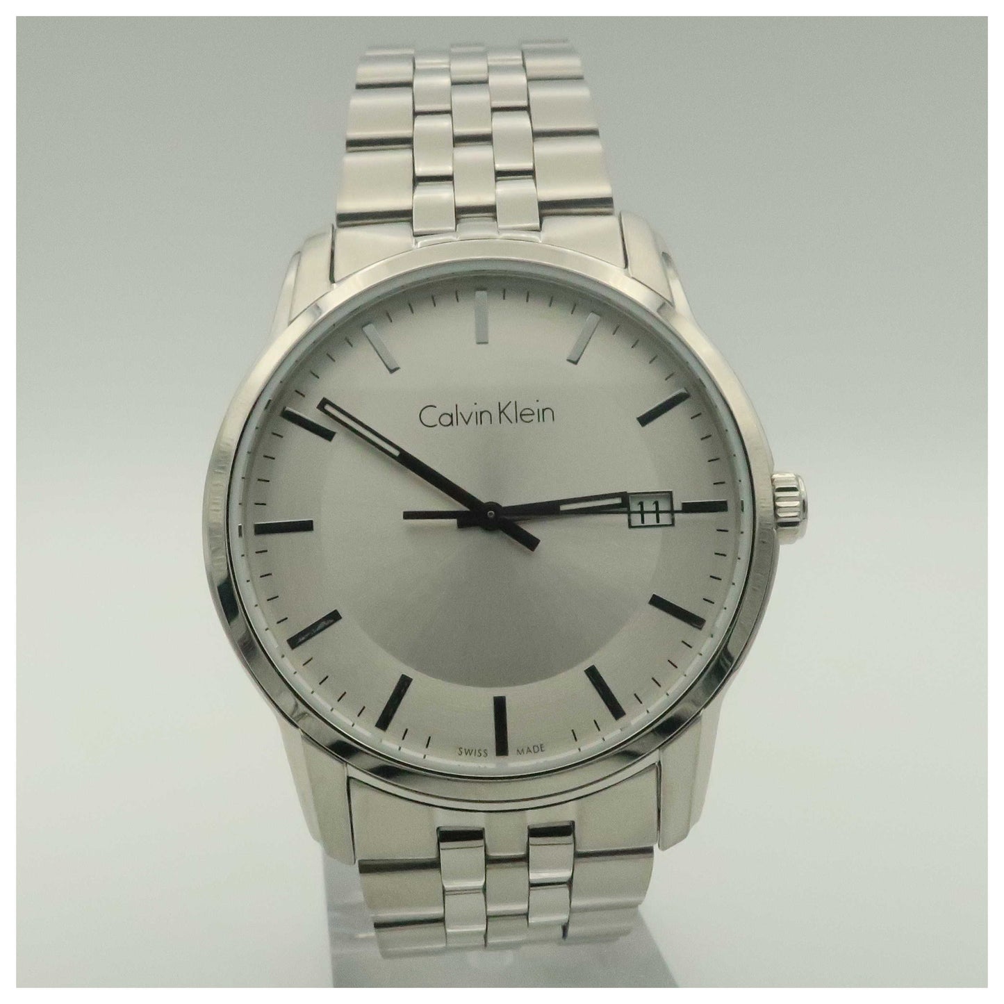 Front view of Calvin Klein Infinite Men's Swiss Quartz (Battery-Powered) Watch K5S31146-SDV