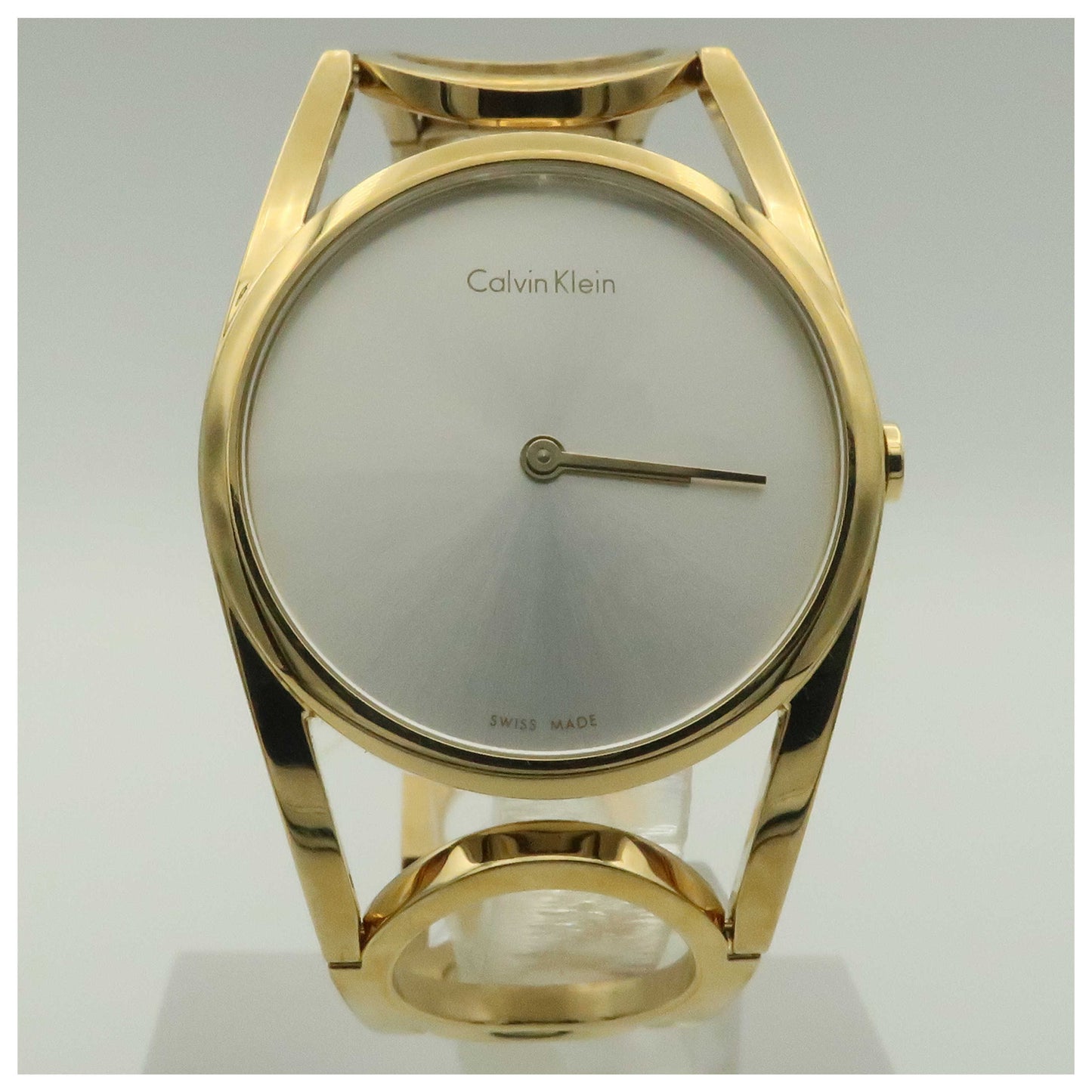 Front view of Calvin Klein Round Women's Swiss Quartz (Battery-Powered) Watch K5U2M148-PO