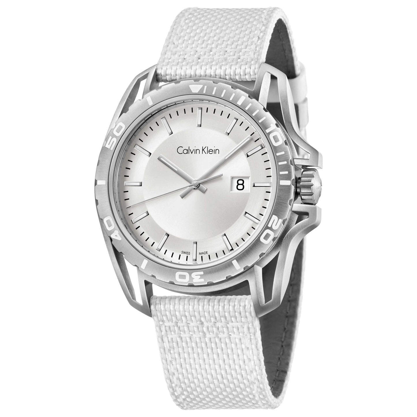 Front view of Calvin Klein Earth Men's Quartz Watch K5Y31VK6