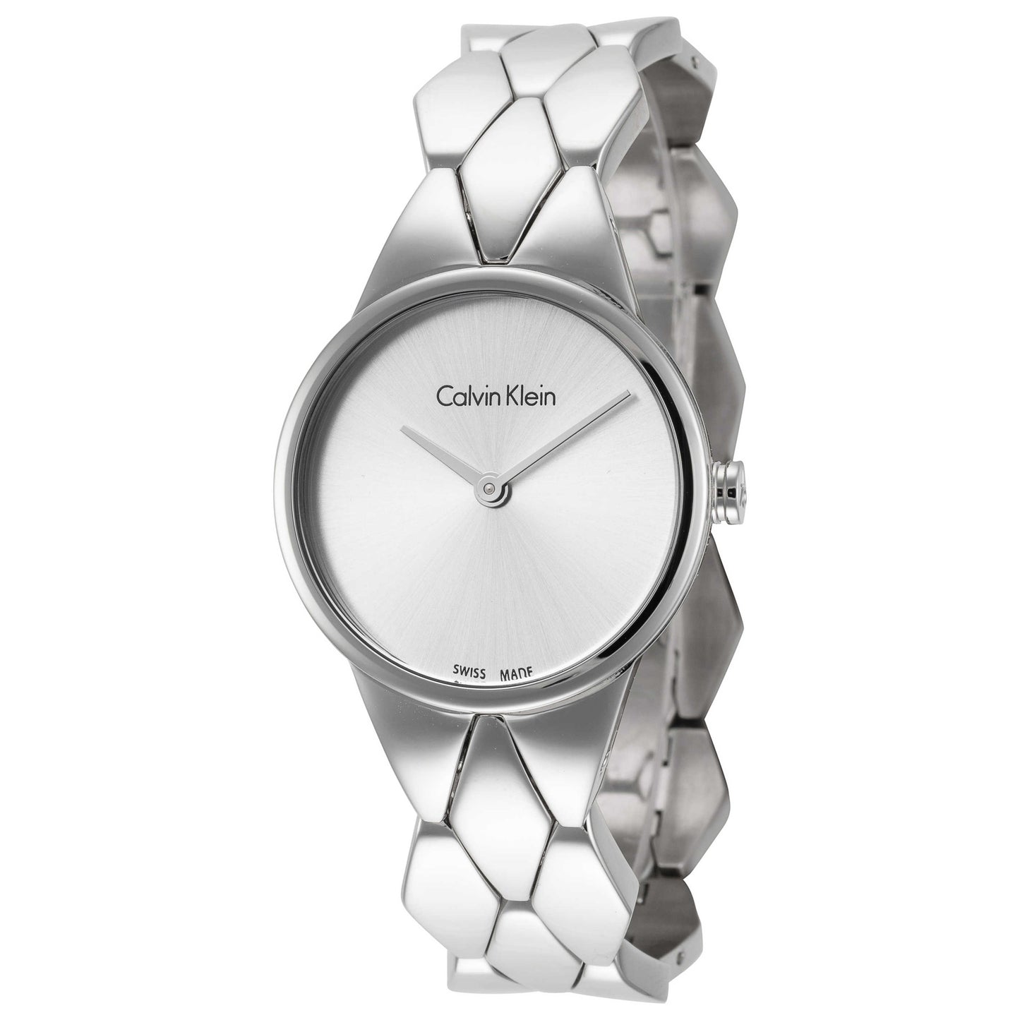 Front view of Calvin Klein Snake Women's Quartz Watch K6E23146