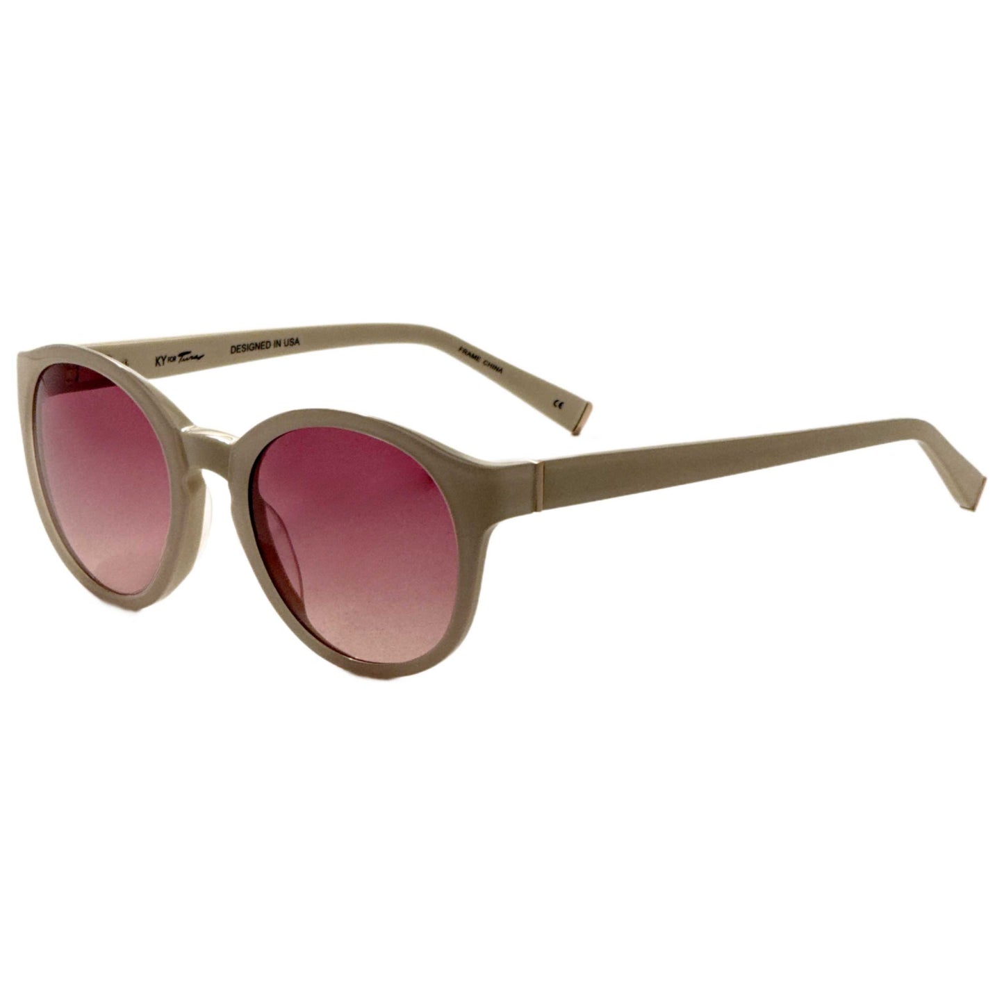 Front view of Kate Young Women's Sunglasses K707-BON-51