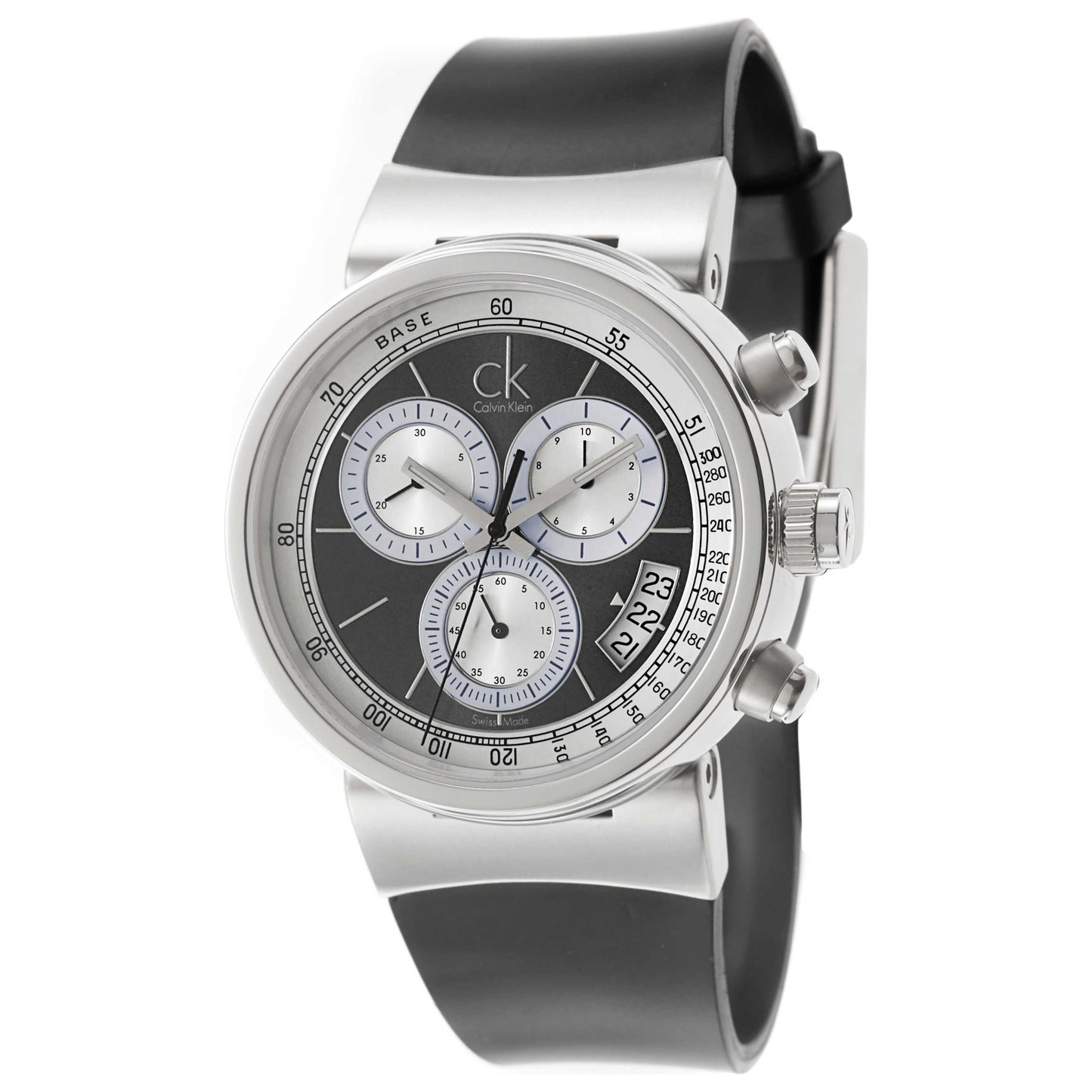 Front view of Calvin Klein Celerity Men's Swiss Quartz (Battery-Powered) Watch K7547107