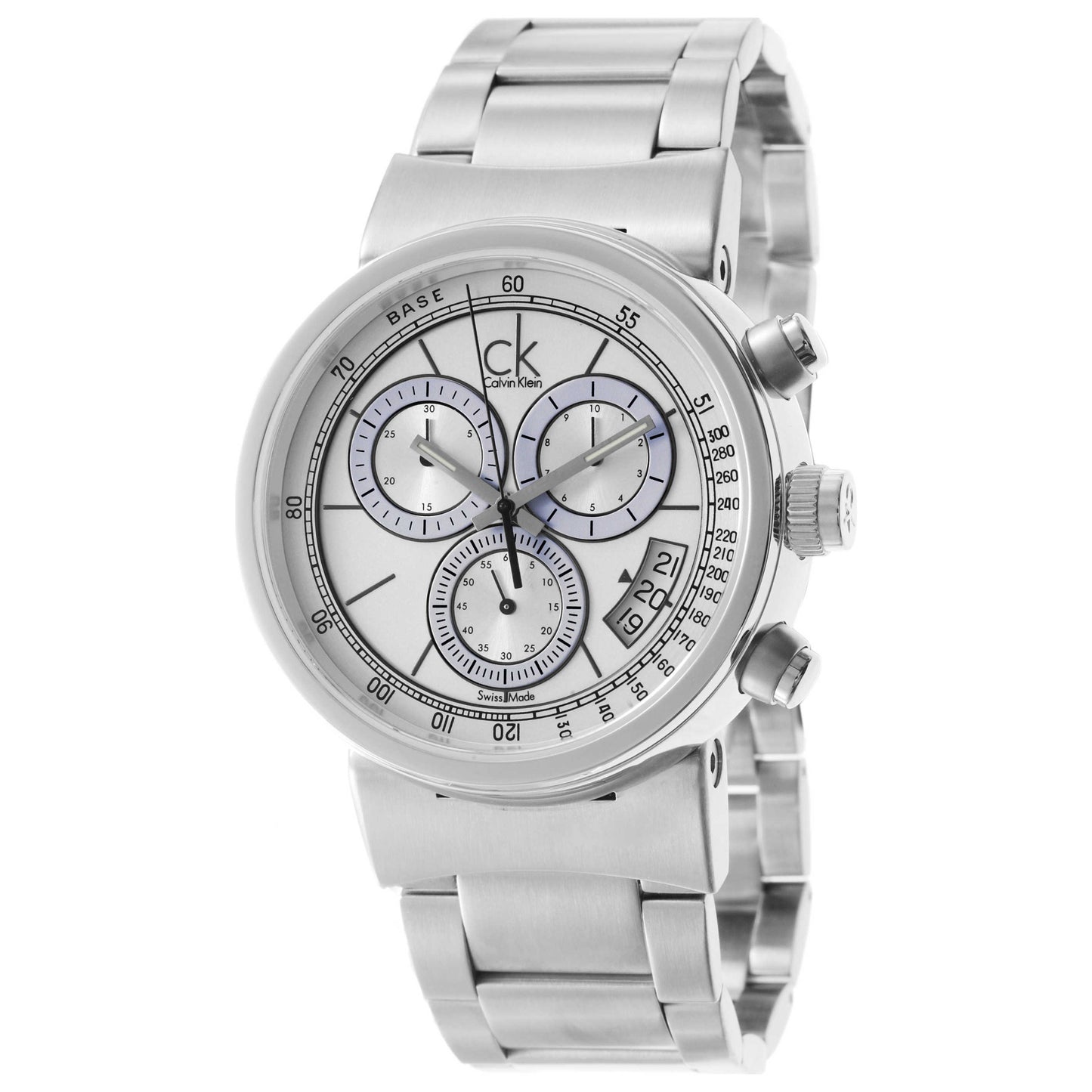 Front view of Calvin Klein Celerity Men's Swiss Quartz (Battery-Powered) Watch K7547126