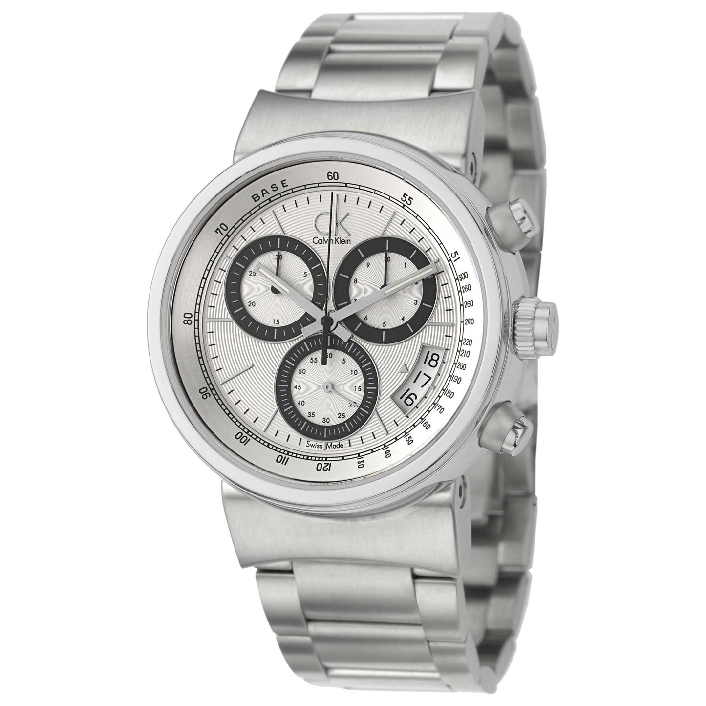 Front view of Calvin Klein Celerity Men's Swiss Quartz (Battery-Powered) Watch K7577126