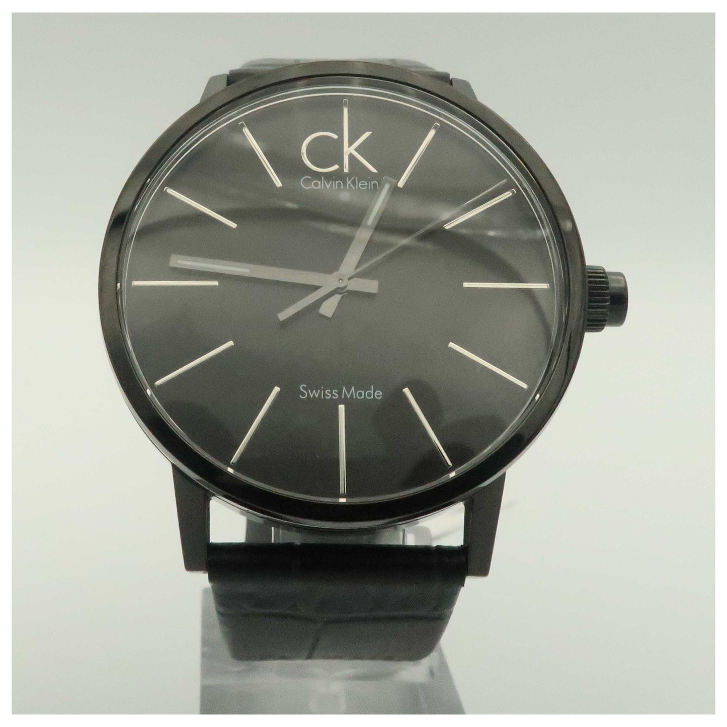 Front view of Calvin Klein Post-Minimal Men's Swiss Quartz (Battery-Powered) Watch K7621401-SDV