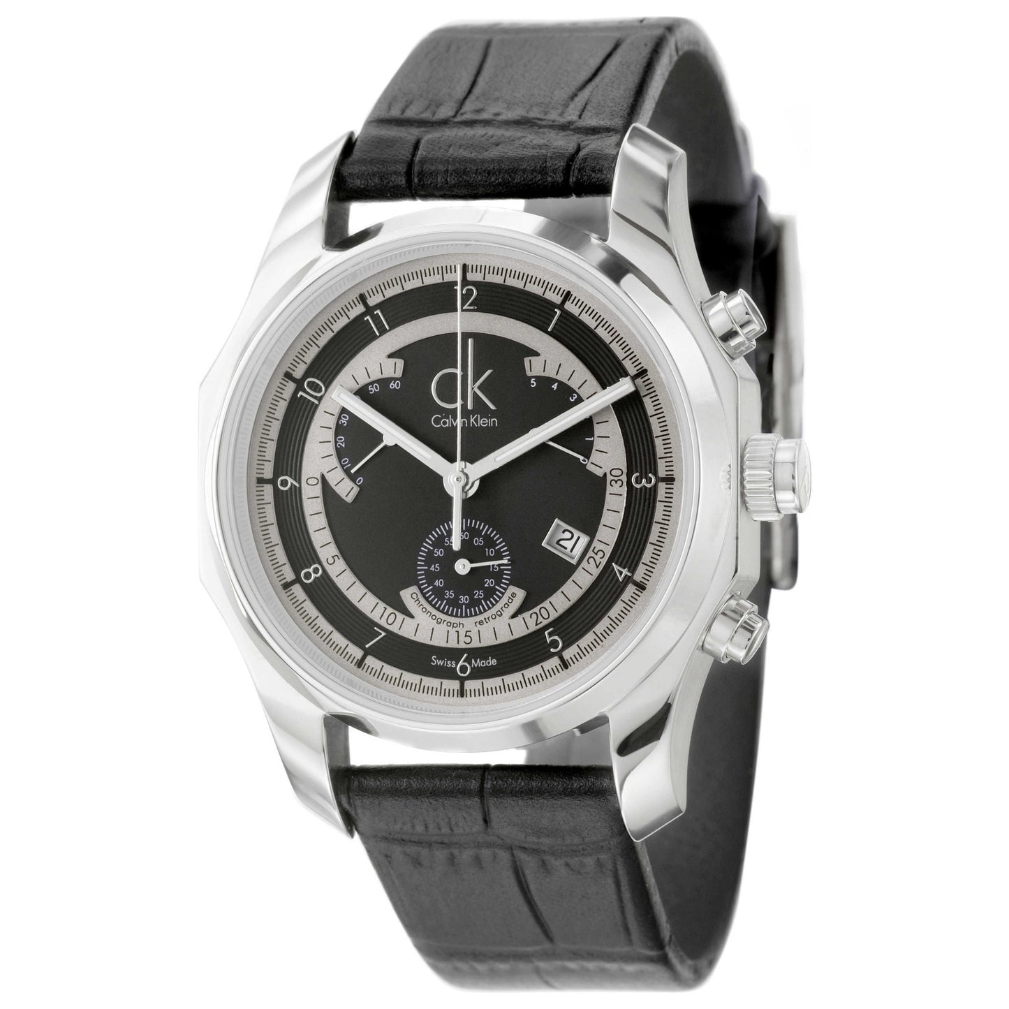 Front view of Calvin Klein Biz Men's Swiss Quartz (Battery-Powered) Watch K7731102