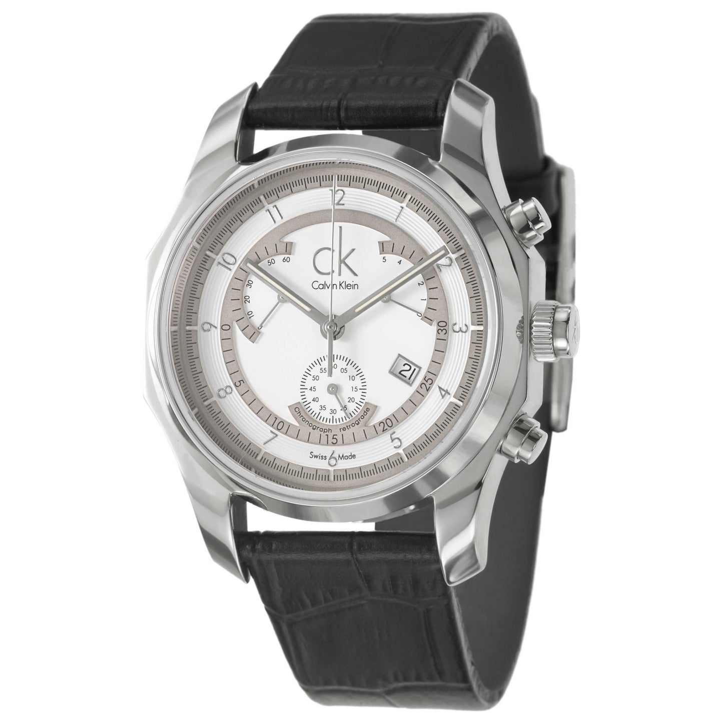 Front view of Calvin Klein Biz Men's Swiss Quartz (Battery-Powered) Watch K7731120