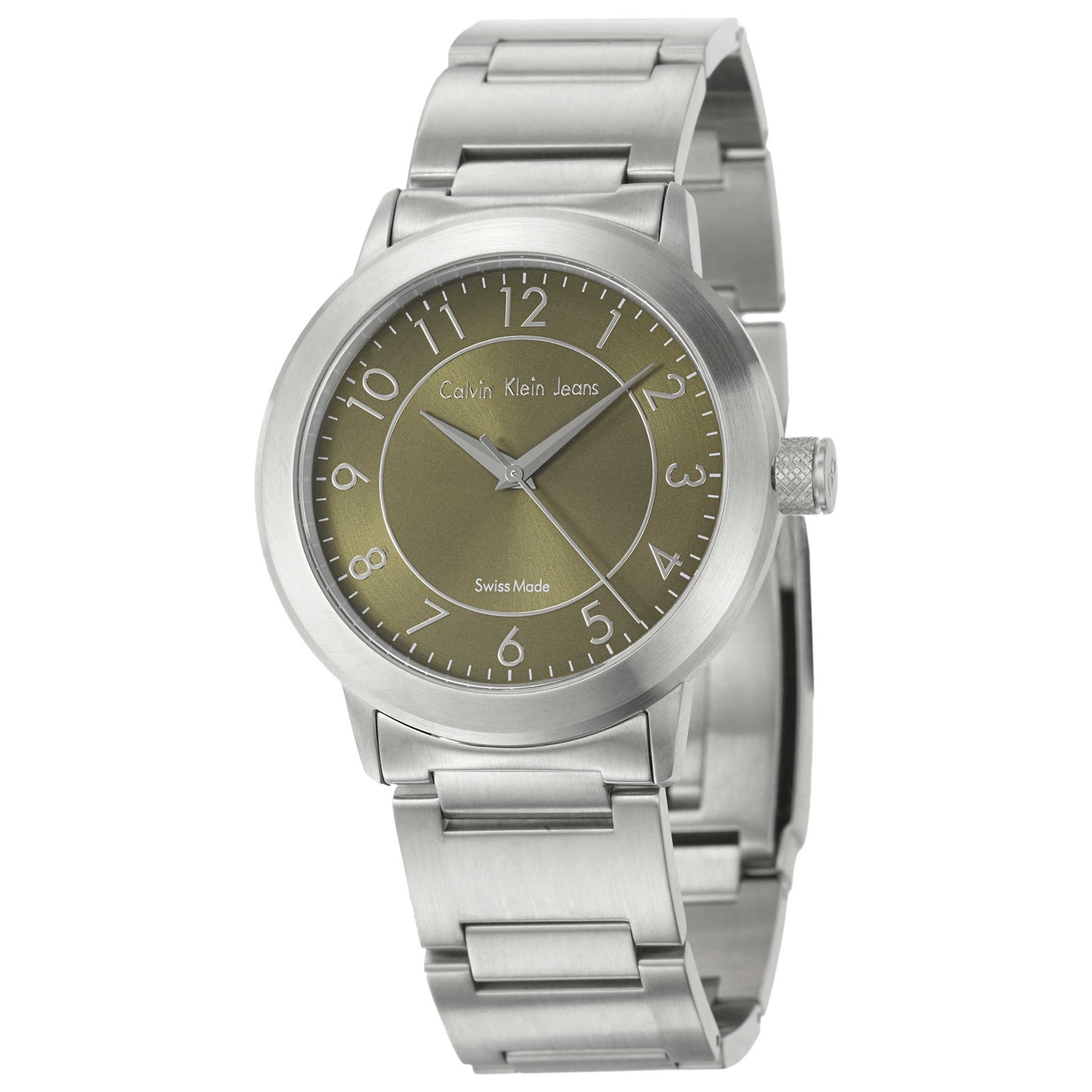 Front view of Calvin Klein Jeans Continual Men's Swiss Quartz (Battery-Powered) Watch K8711150