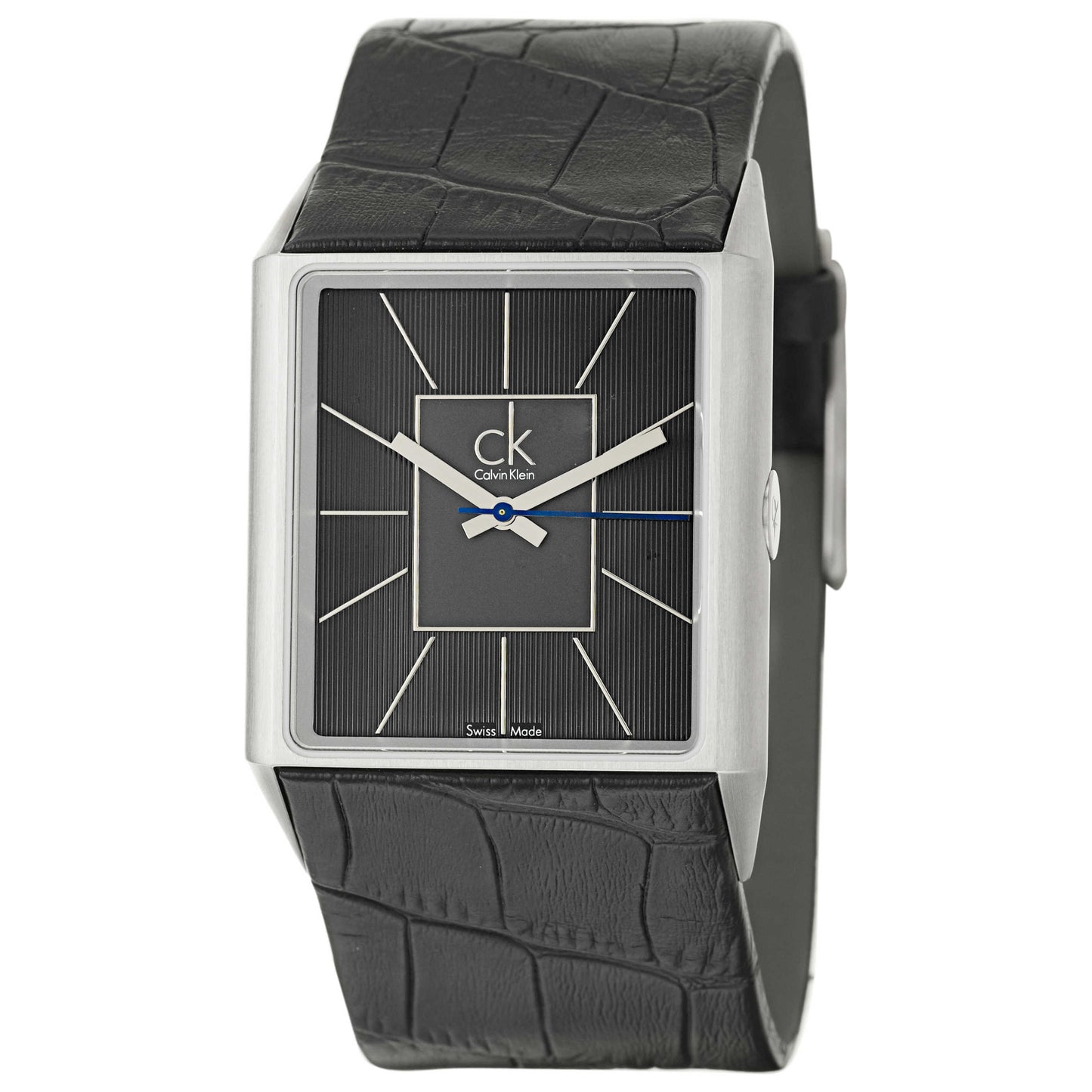Front view of Calvin Klein Angular Men's Swiss Quartz (Battery-Powered) Watch K9611102