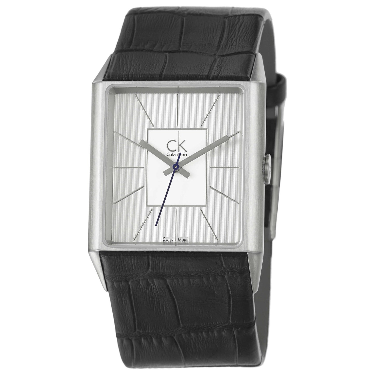 Front view of Calvin Klein Angular Men's Swiss Quartz (Battery-Powered) Watch K9611120