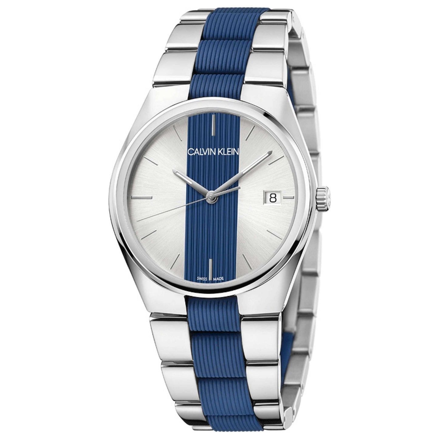 Front view of Calvin Klein Contrast Men's Quartz Watch K9E211VX