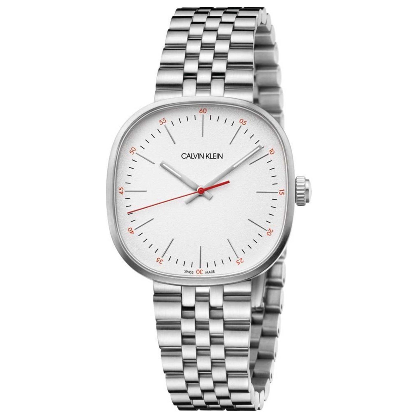 Front view of Calvin Klein Squarely Women's Quartz Watch K9Q12136