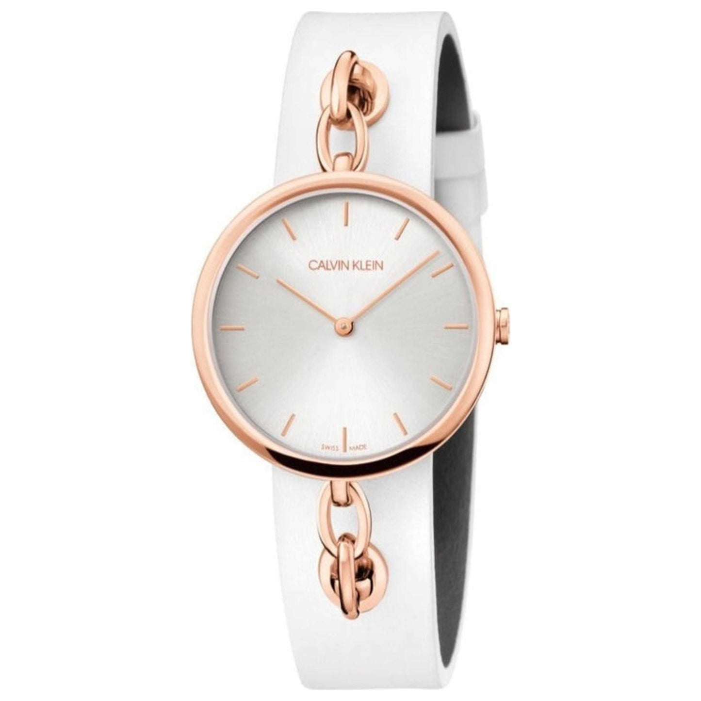 Front view of Calvin Klein Chain Women's Quartz Watch KBM236L6