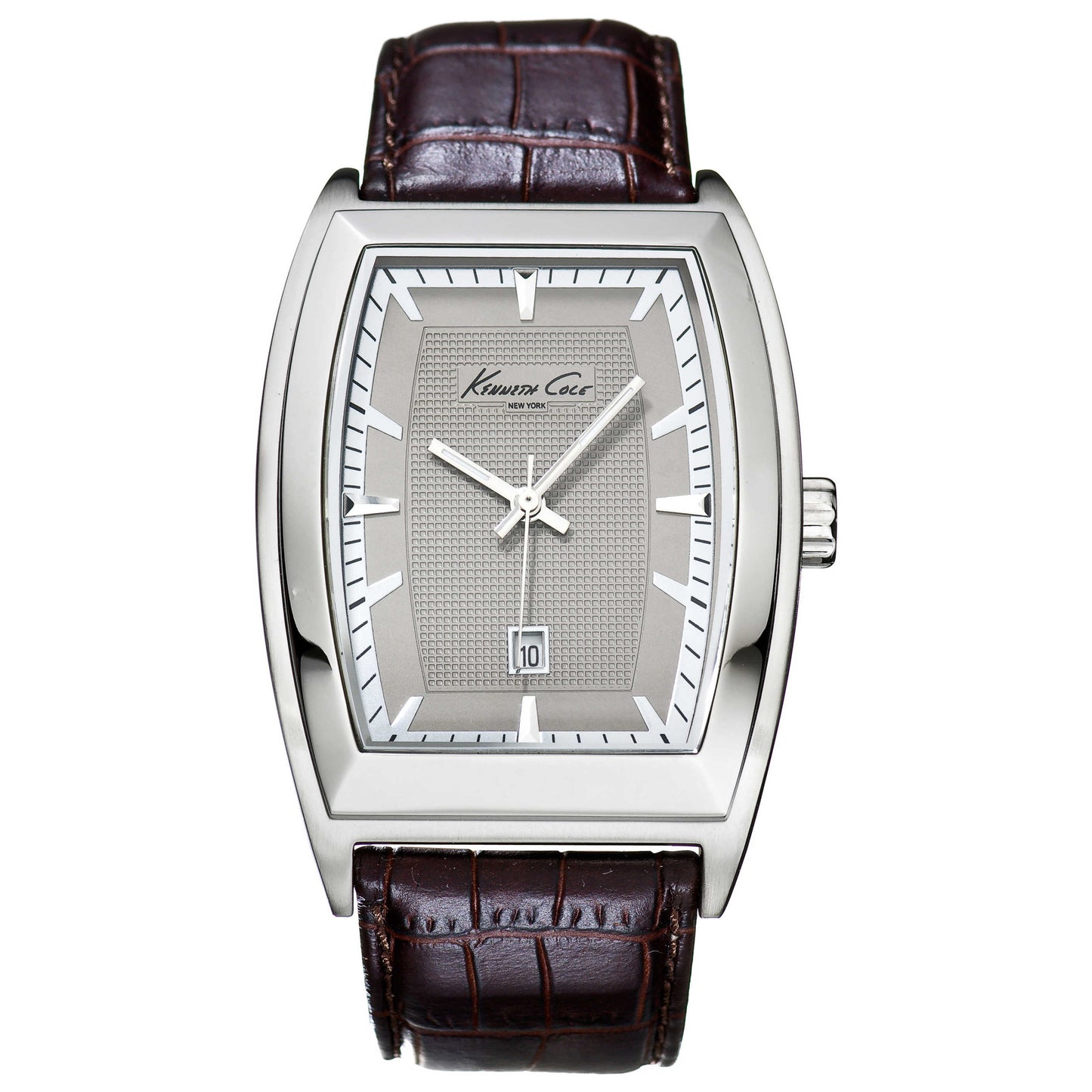 Front view of Kenneth Cole Barrel Men's Watch KC1417