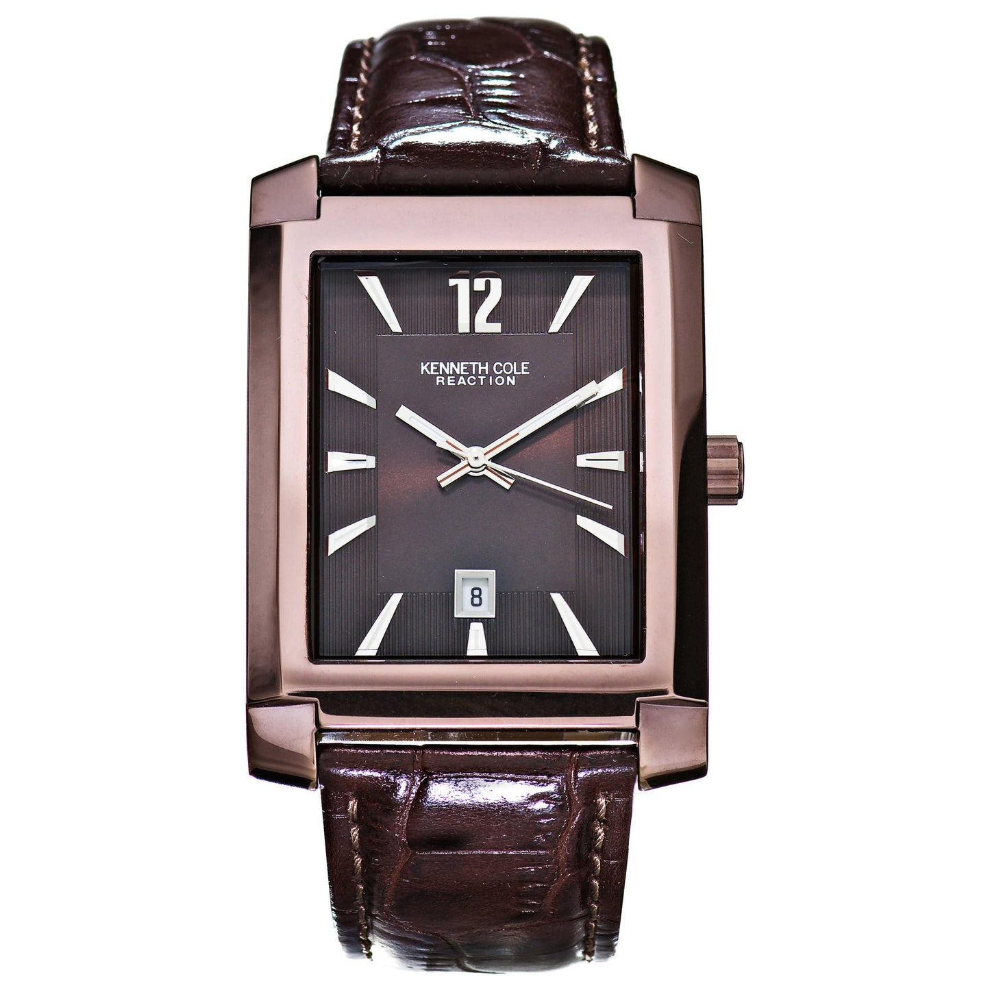 Front view of Kenneth Cole Rectangular Men's Watch KC1457
