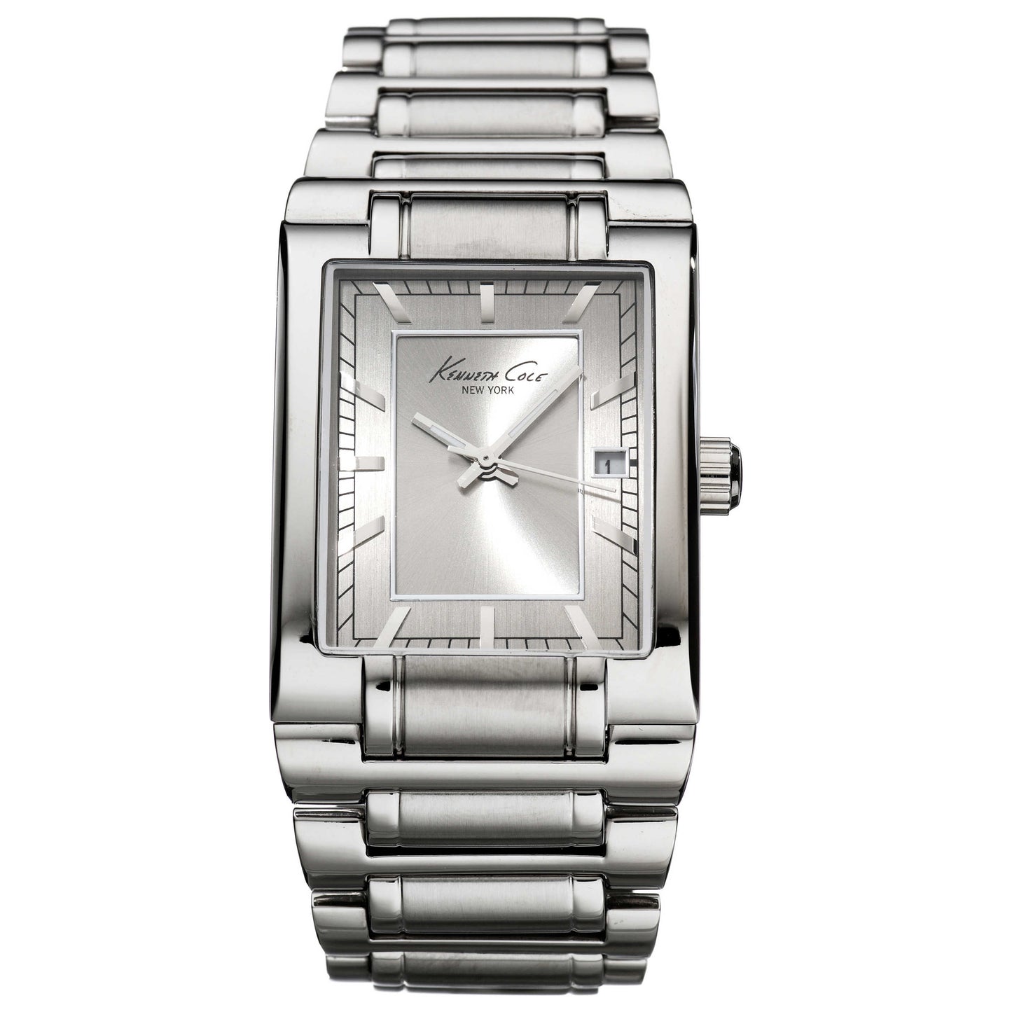 Front view of Kenneth Cole Rectangular Men's Watch KC3540