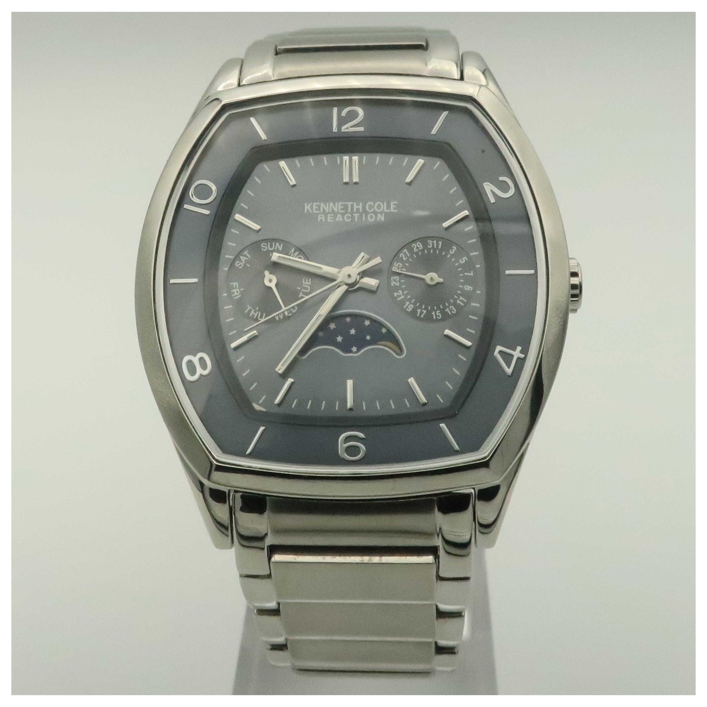 Front view of Kenneth Cole Barrel Men's Watch KC3627-PO