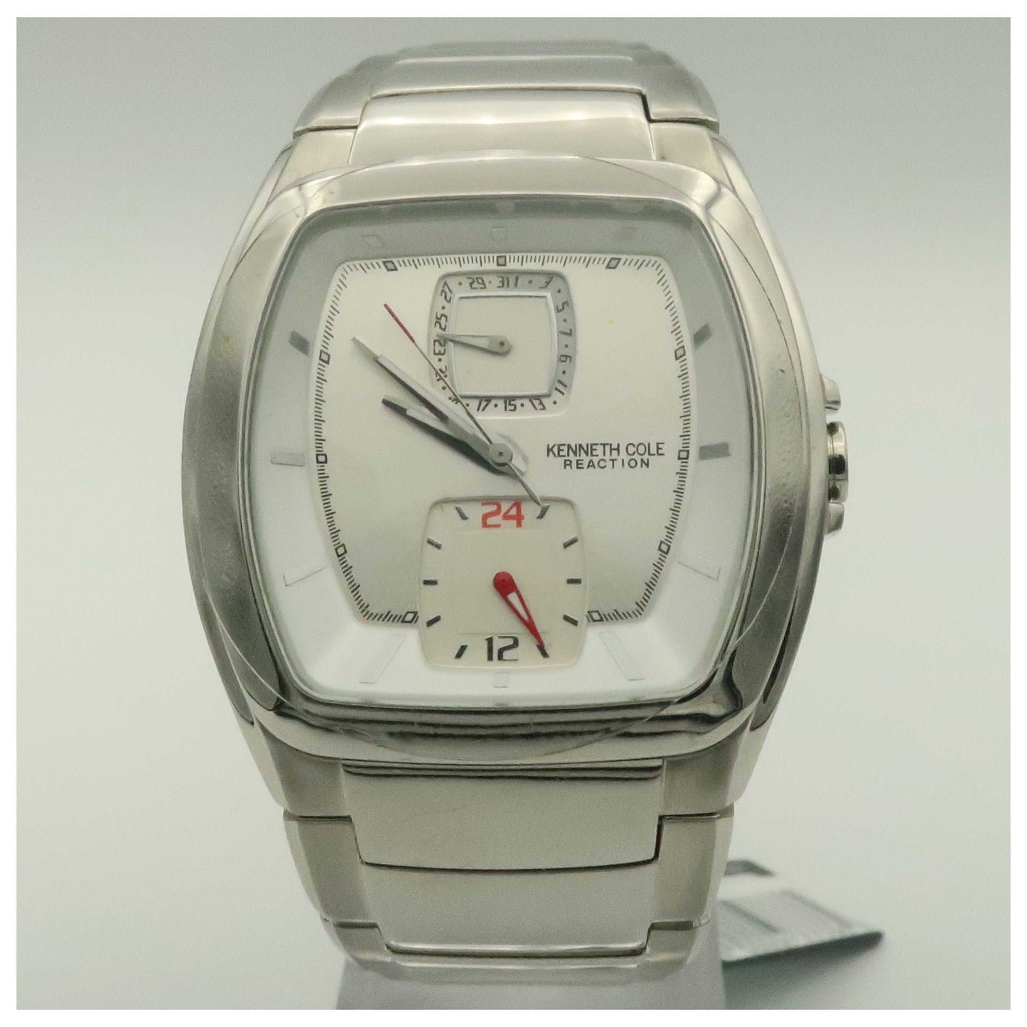 Front view of Kenneth Cole Barrel Men's Watch KC3686-PO2