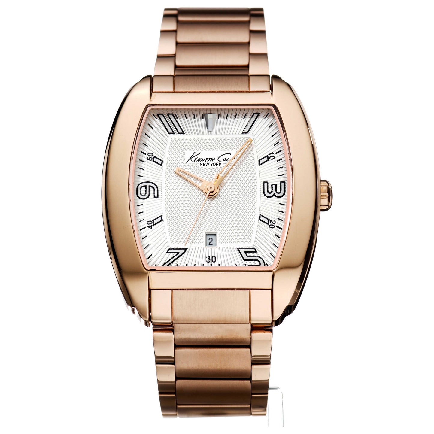 Front view of Kenneth Cole Barrel Men's Watch KC3813