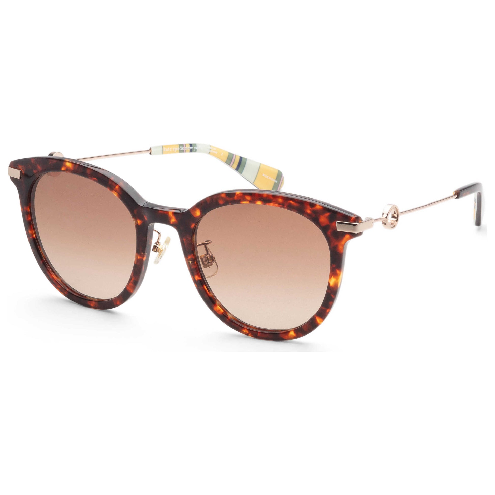 Front view of Kate Spade Keesey Women's Sunglasses KEESEY-G-S-086-53