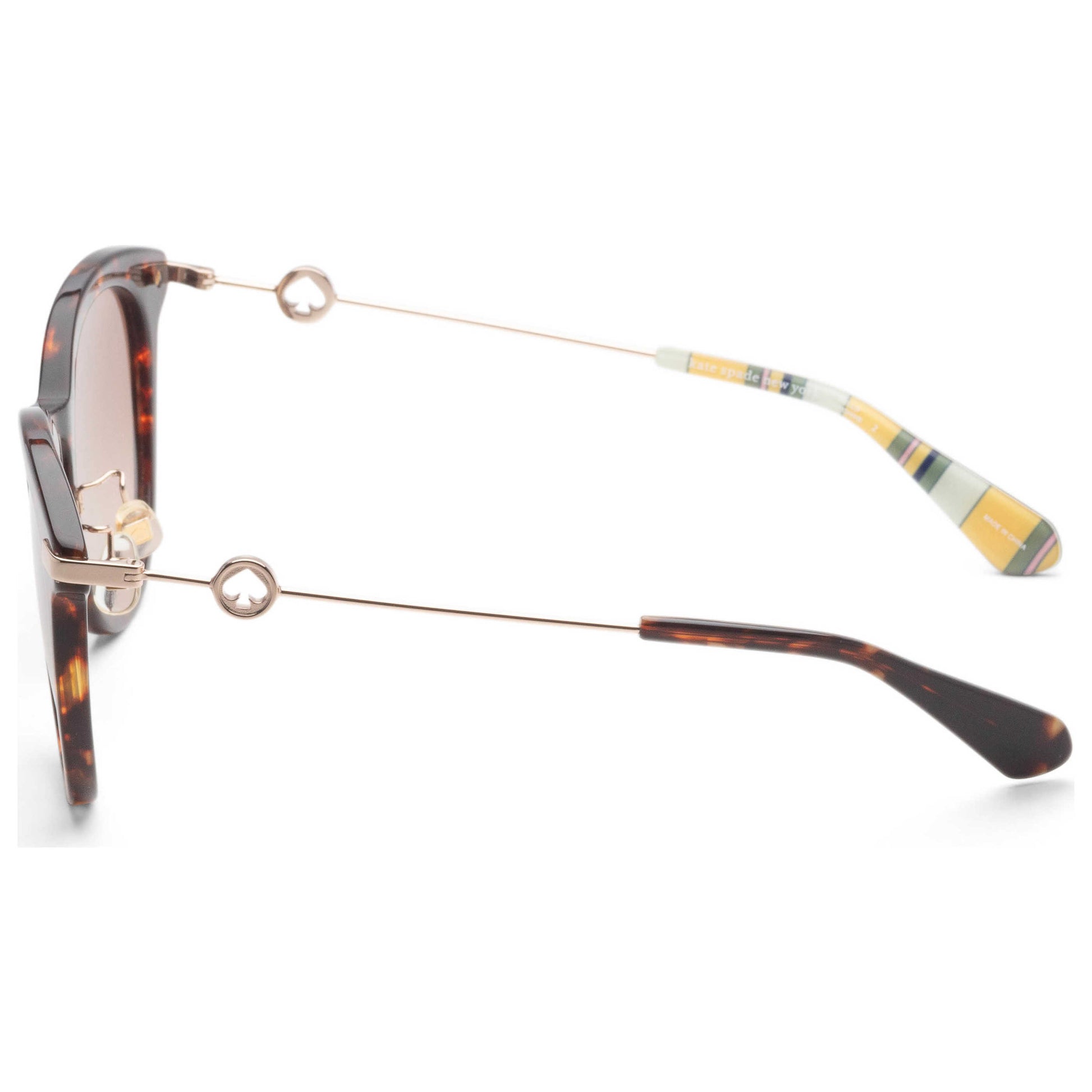 Left view of Kate Spade Keesey Women's Sunglasses KEESEY-G-S-086-53