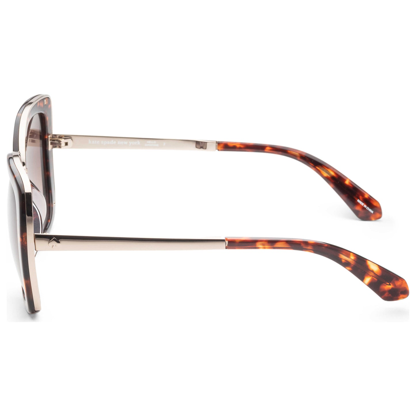 Left view of Kate Spade Kimora Women's Sunglasses KIMORAGS-86-HA