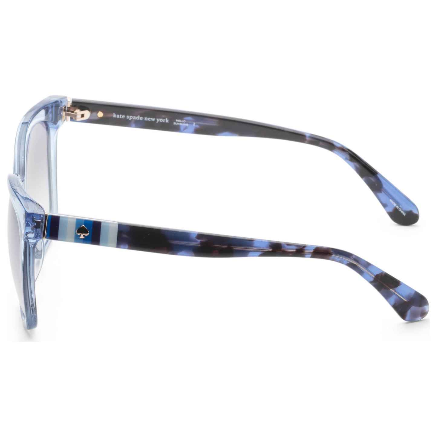 Left view of Kate Spade Kiya Women's Sunglasses KIYAS-0PJP-53
