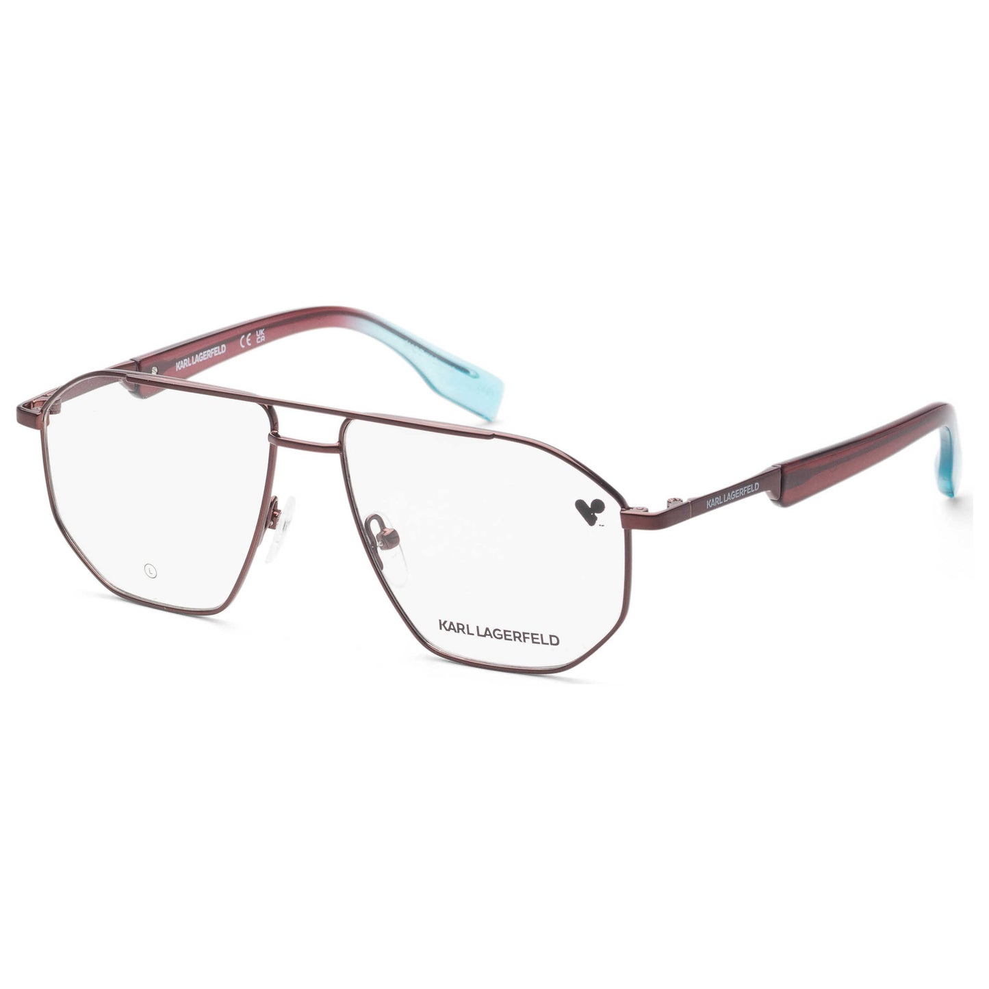 Front view of Karl Lagerfeld Unisex Opticals KL353-601-56
