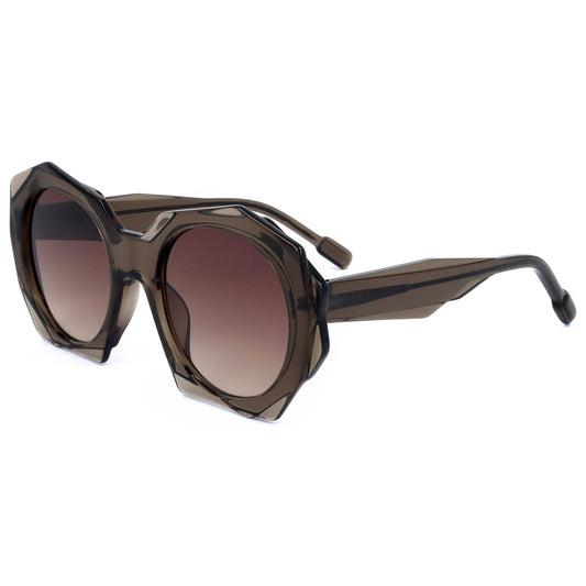 Front view of Kartell Women's Sunglasses KL501S-002N-53