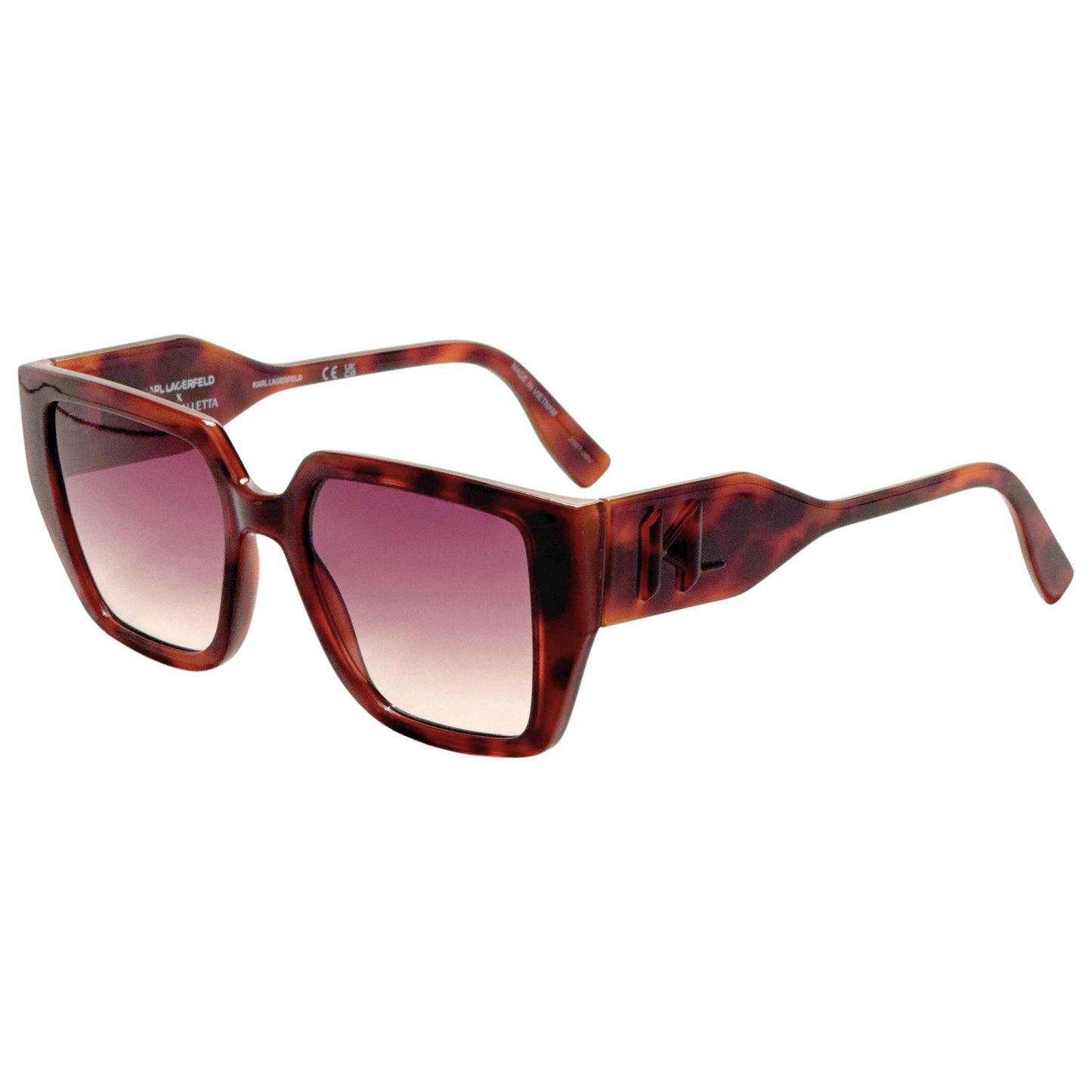 Front view of Karl Lagerfeld Women's Sunglasses KL6098S-240-52