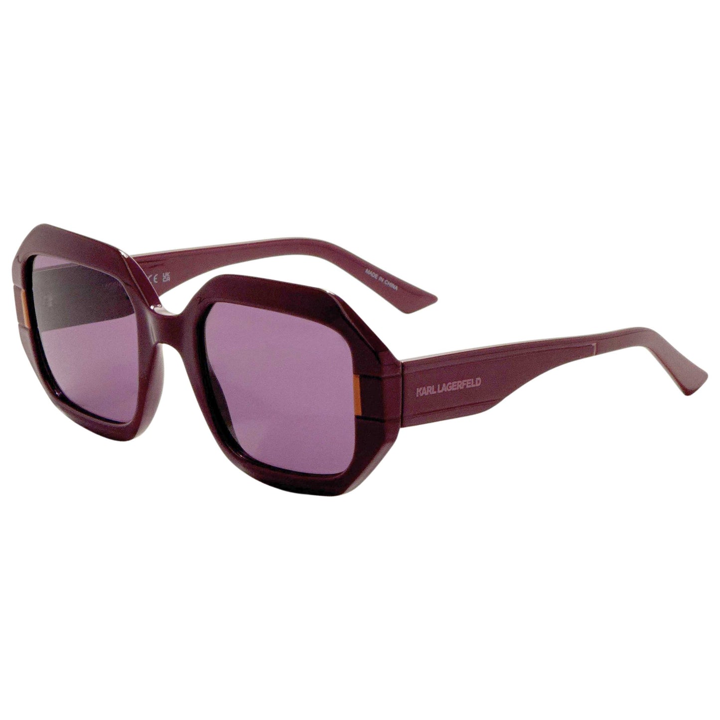 Front view of Karl Lagerfeld Women's Sunglasses KL6124S-541-53