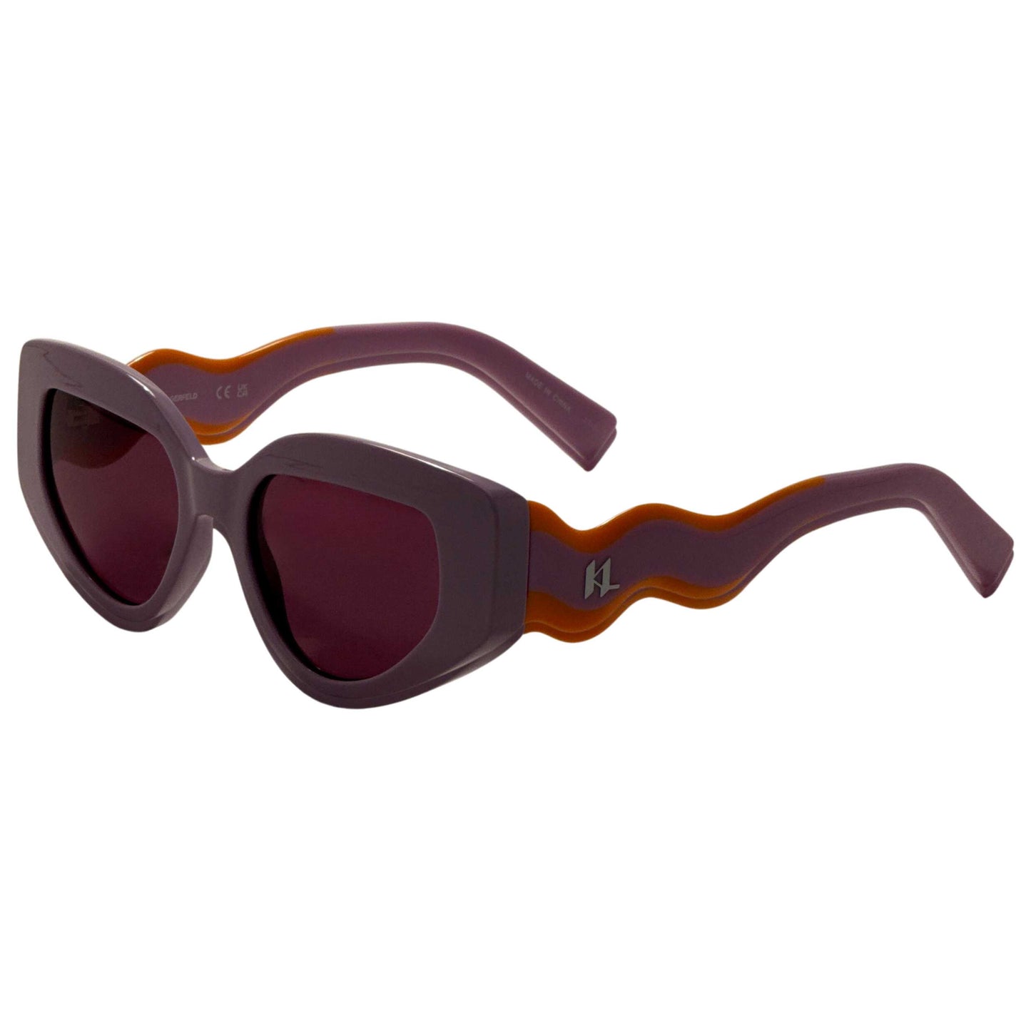 Front view of Karl Lagerfeld Women's Sunglasses KL6144S-650