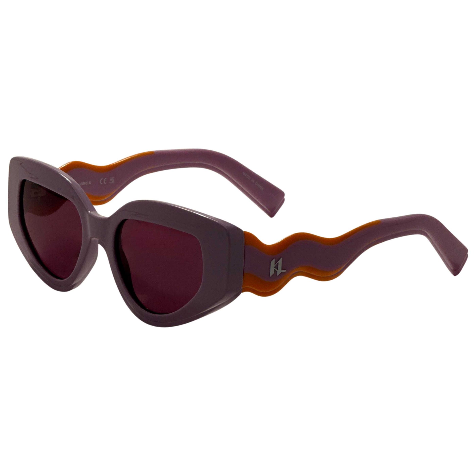 Front view of Karl Lagerfeld Women's Sunglasses KL6144S-650