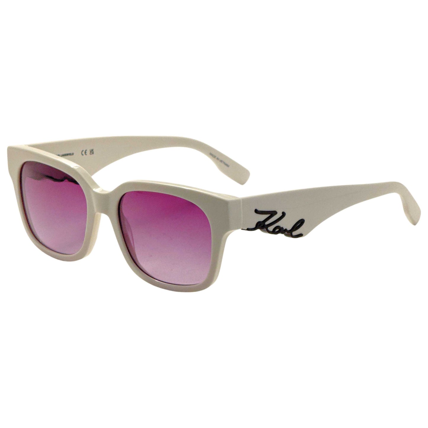 Front view of Karl Lagerfeld Women's Sunglasses KL6161SN-105-54