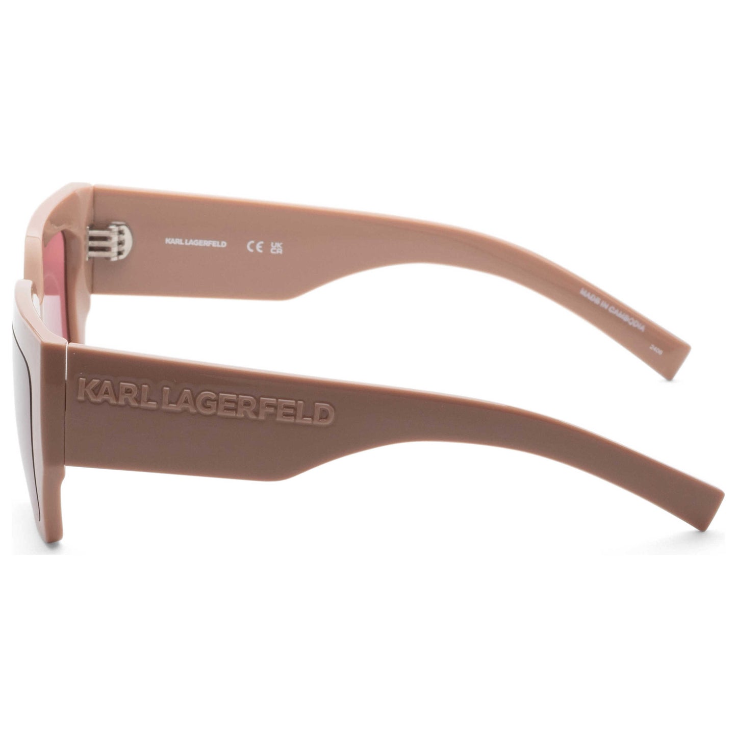 Left view of Karl Lagerfeld Women's Sunglasses KL6166S-272