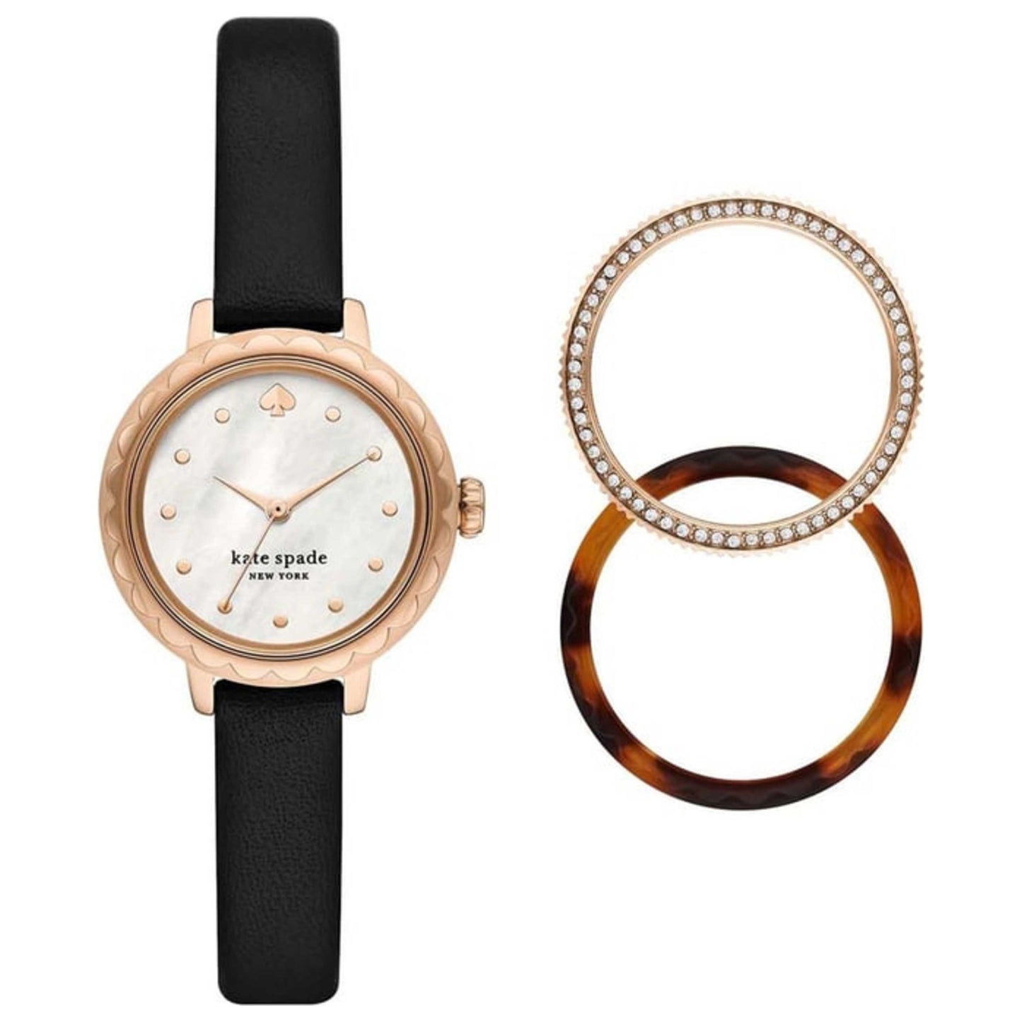 Front view of Kate Spade Morningside Women's Quartz Watch KSW1717SET