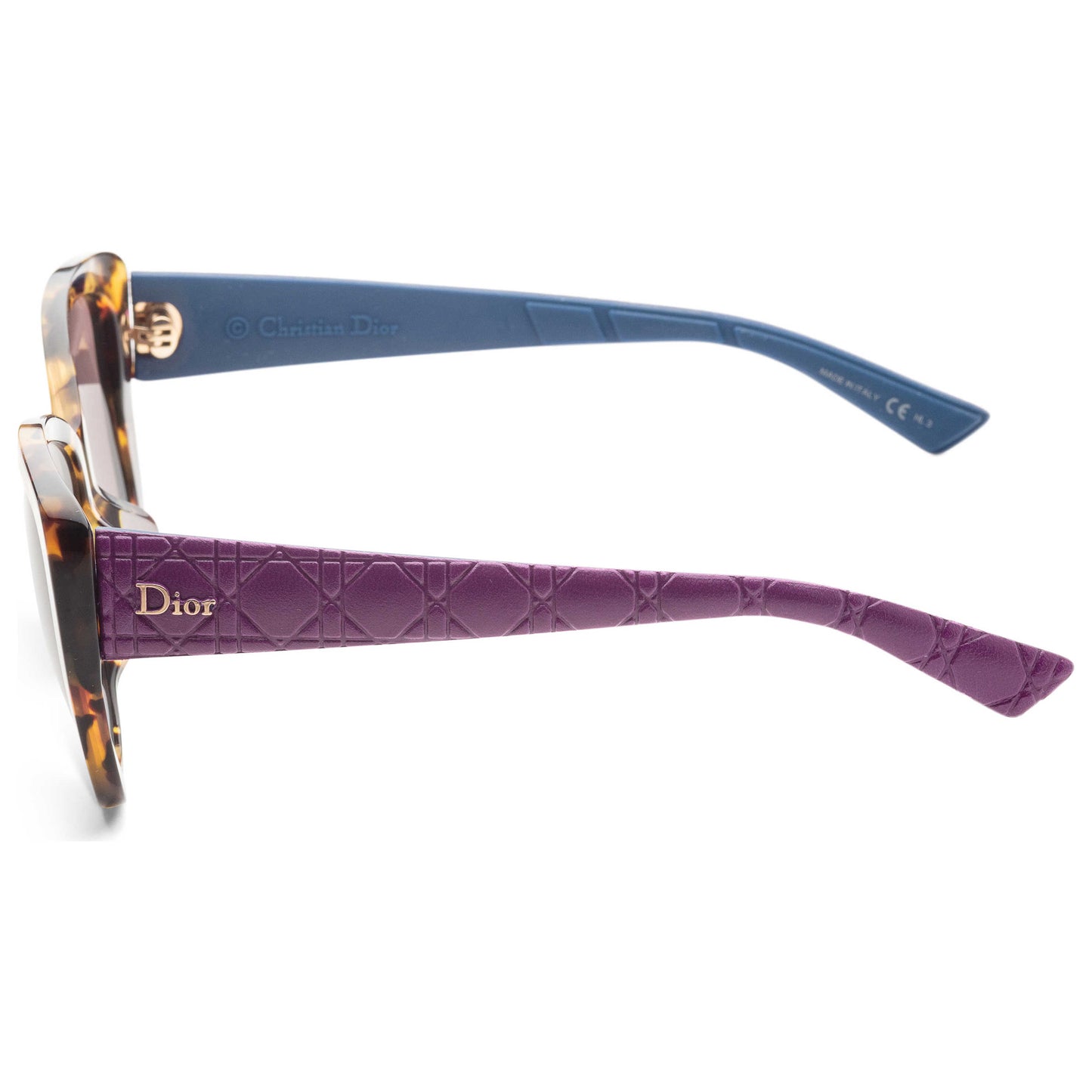 Left view of Christian Dior Lady Women's Sunglasses LADY2RFS-0GRV-K2