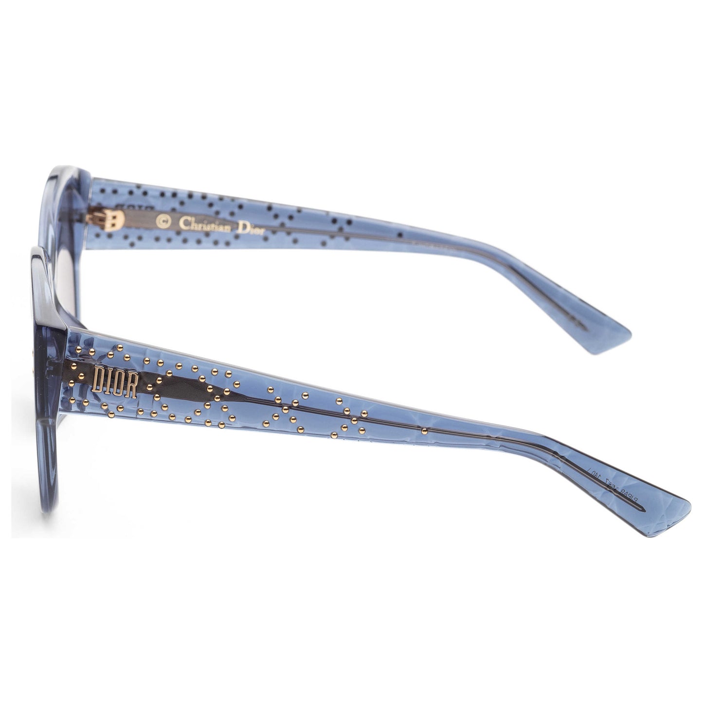 Left view of Christian Dior Lady Stud Women's Sunglasses LADYDIORSTUDS-LNBD-A9