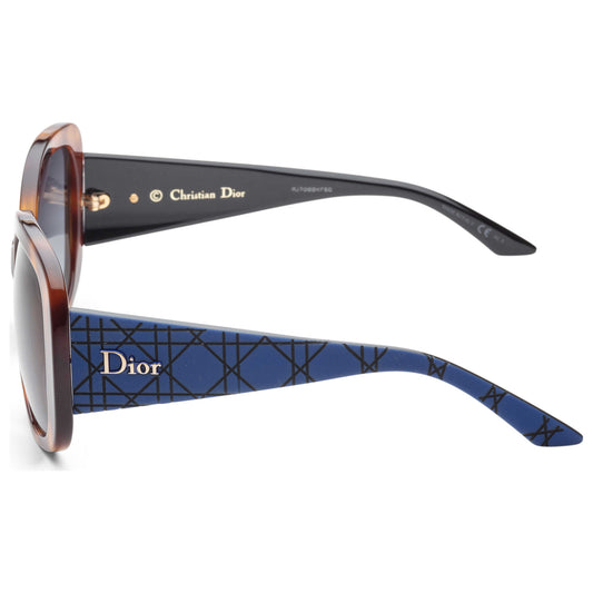 Left view of Christian Dior LadyLady Women's Sunglasses LADYLADY1A-SLV-HD