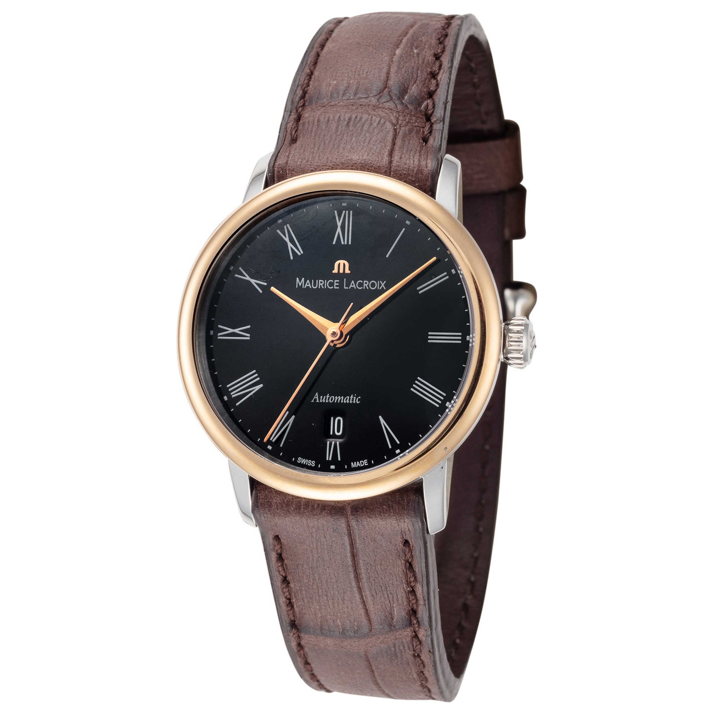 Front view of Maurice Lacroix Les Classiques Women's Automatic Watch LC6063-PS101-310-BR