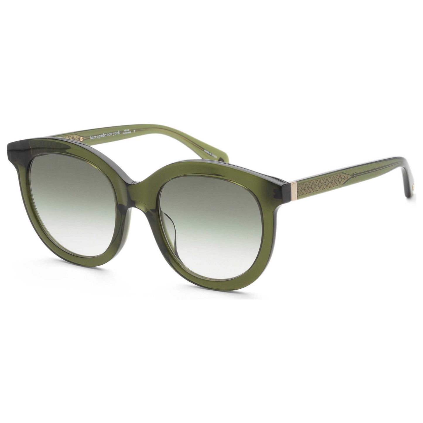 Front view of Kate Spade Lillian Women's Sunglasses LILLIAN-G-S-0OX-53