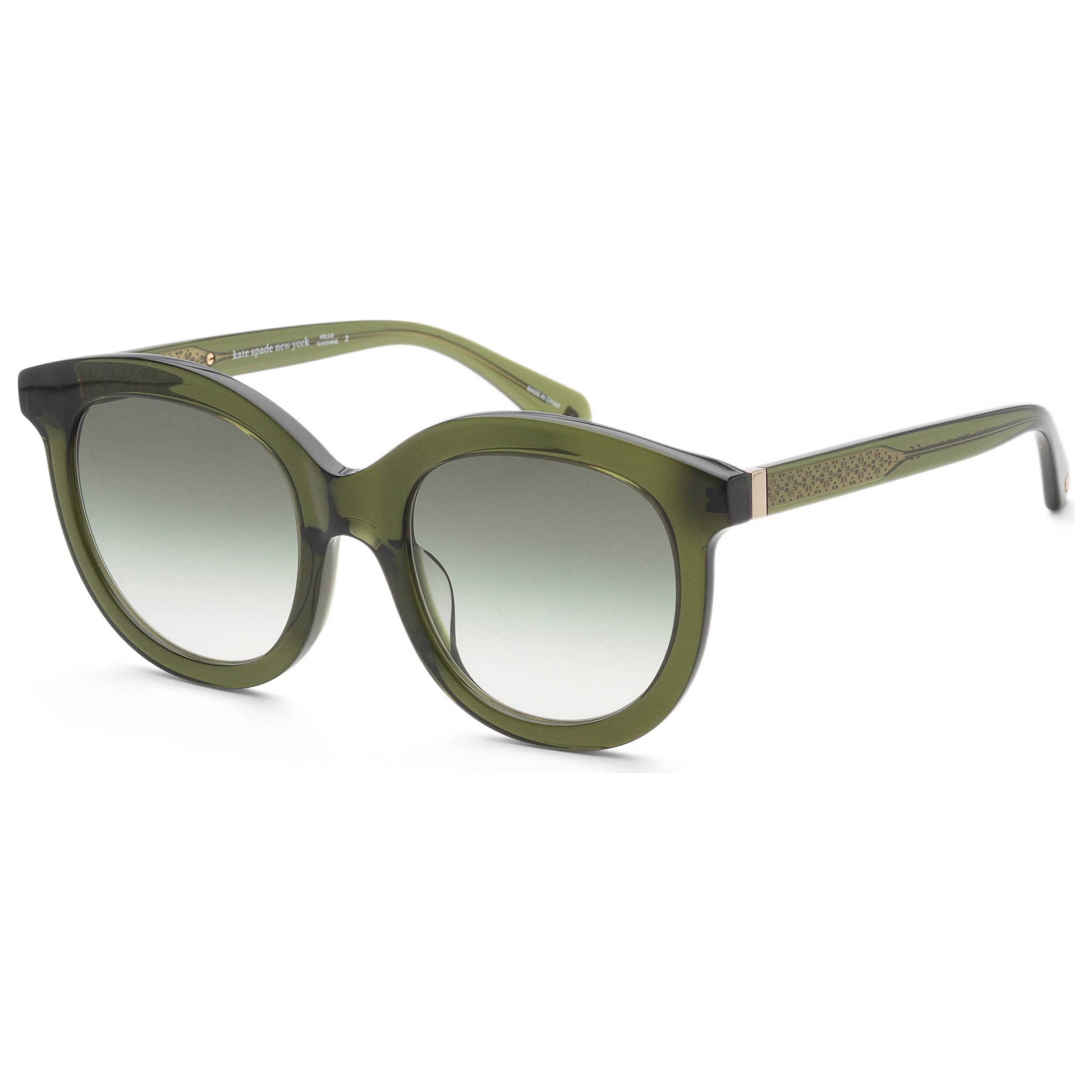 Front view of Kate Spade Lillian Women's Sunglasses LILLIAN-G-S-0OX-53