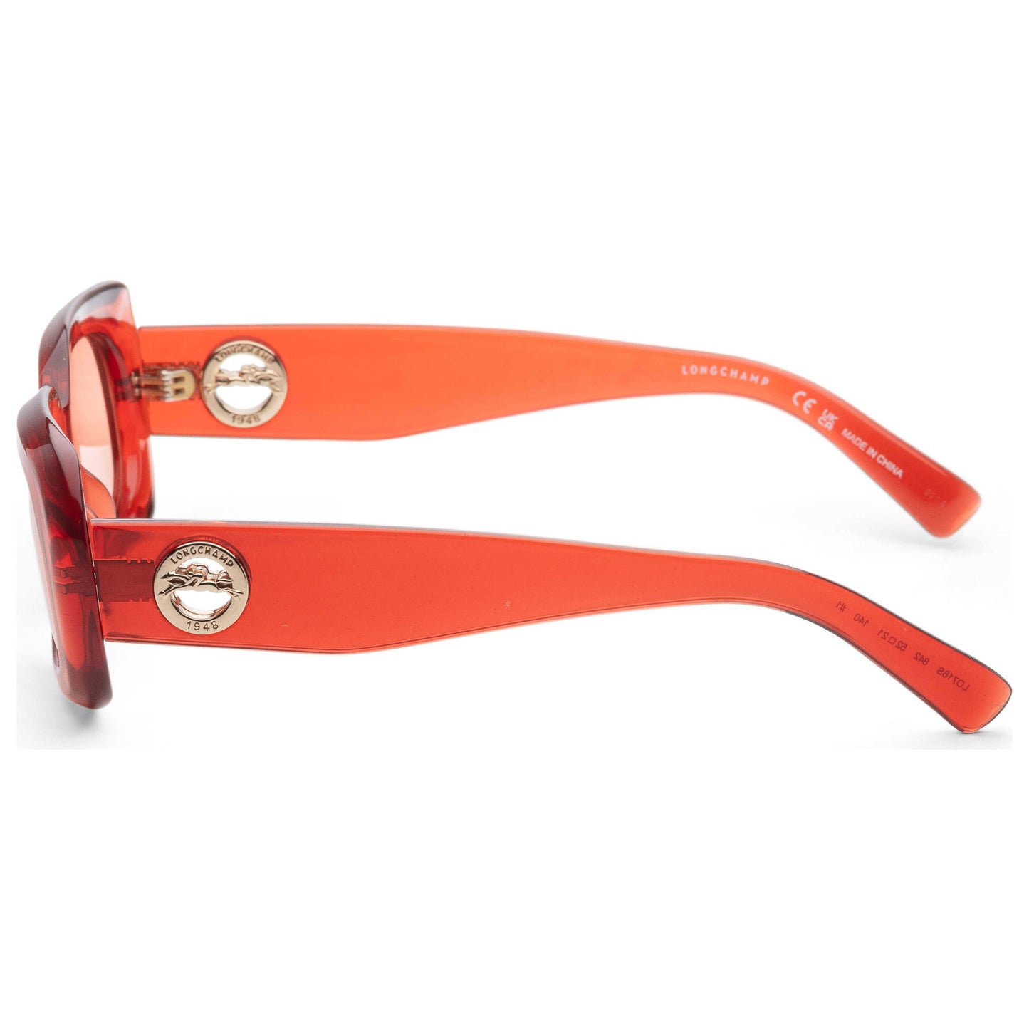 Left view of Longchamp Fashion Women's Sunglasses LO716S-842