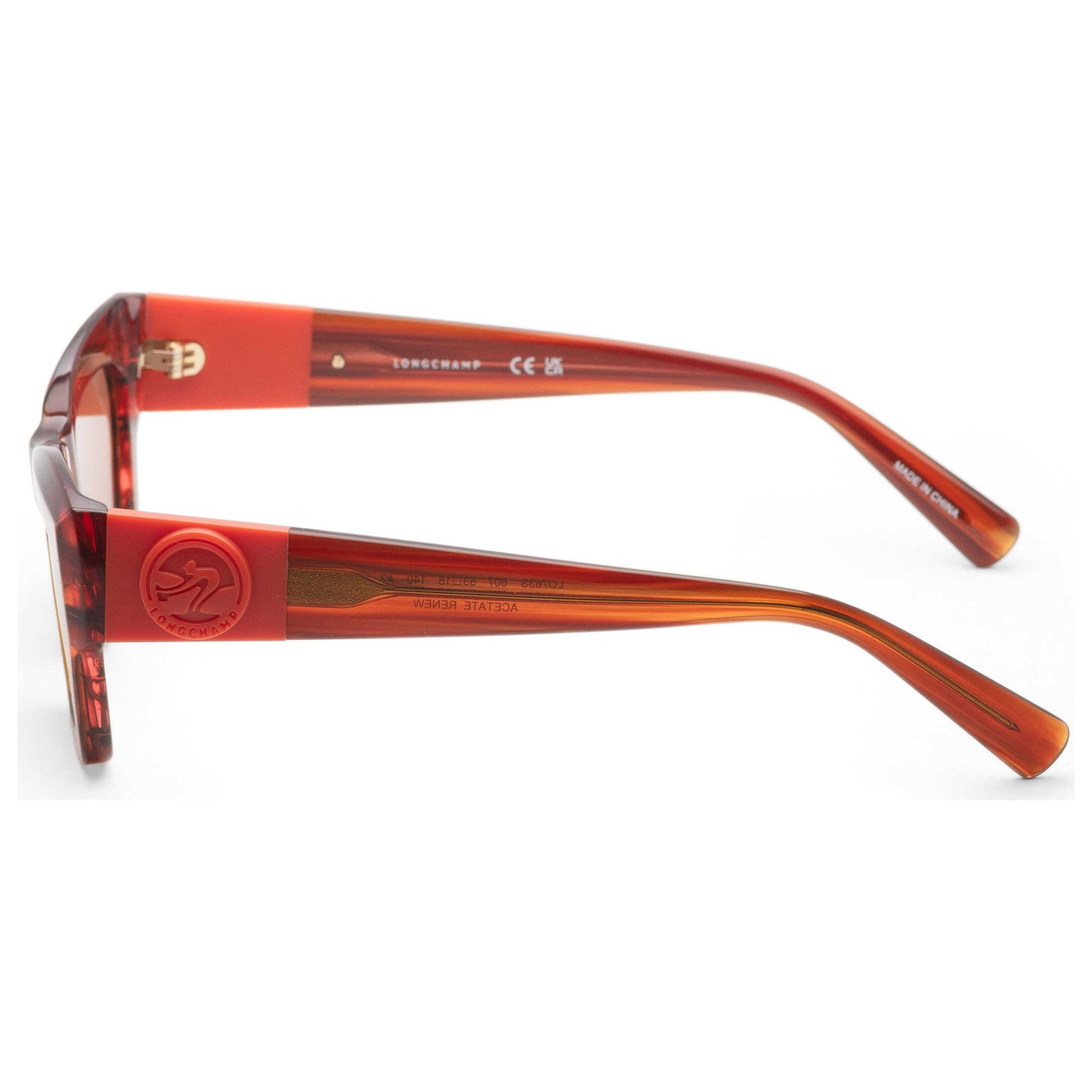 Left view of Longchamp Women's Sunglasses LO763S-607