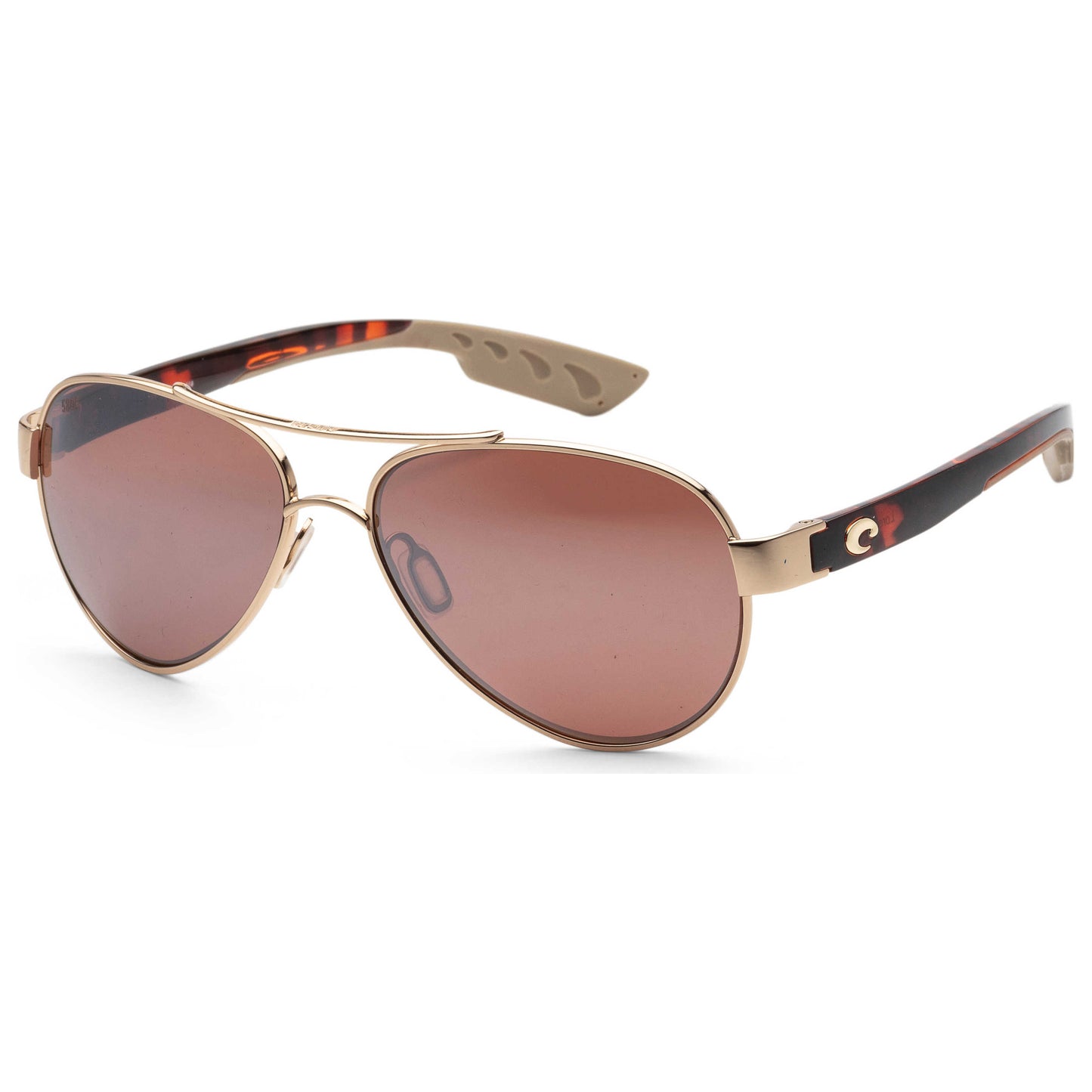 Front view of Costa del Mar Loreto Unisex Sunglasses LR64OSCP